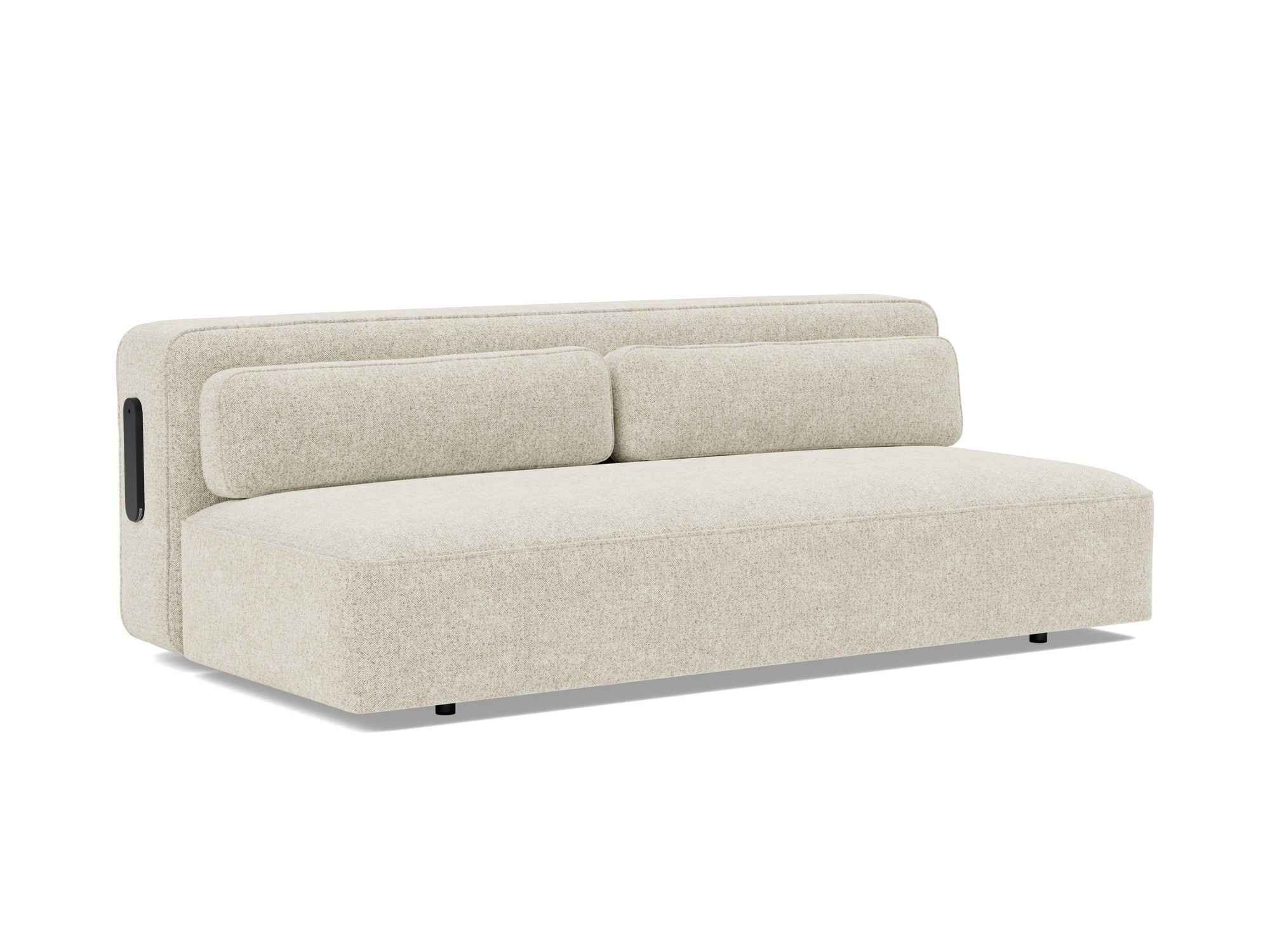 Schlafsofa Yonata Strukturierter Stoff Taura 357-Off-White