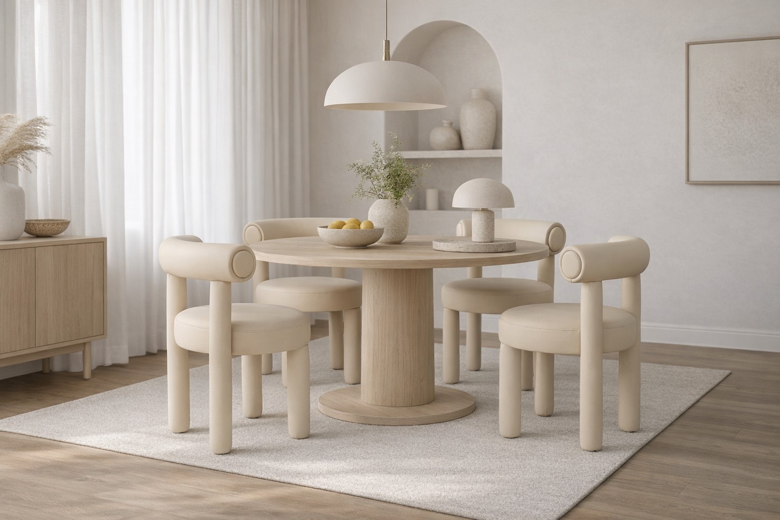 Livin Hill Polsterstuhl Leith 62 × 58 × 80 cm Creme