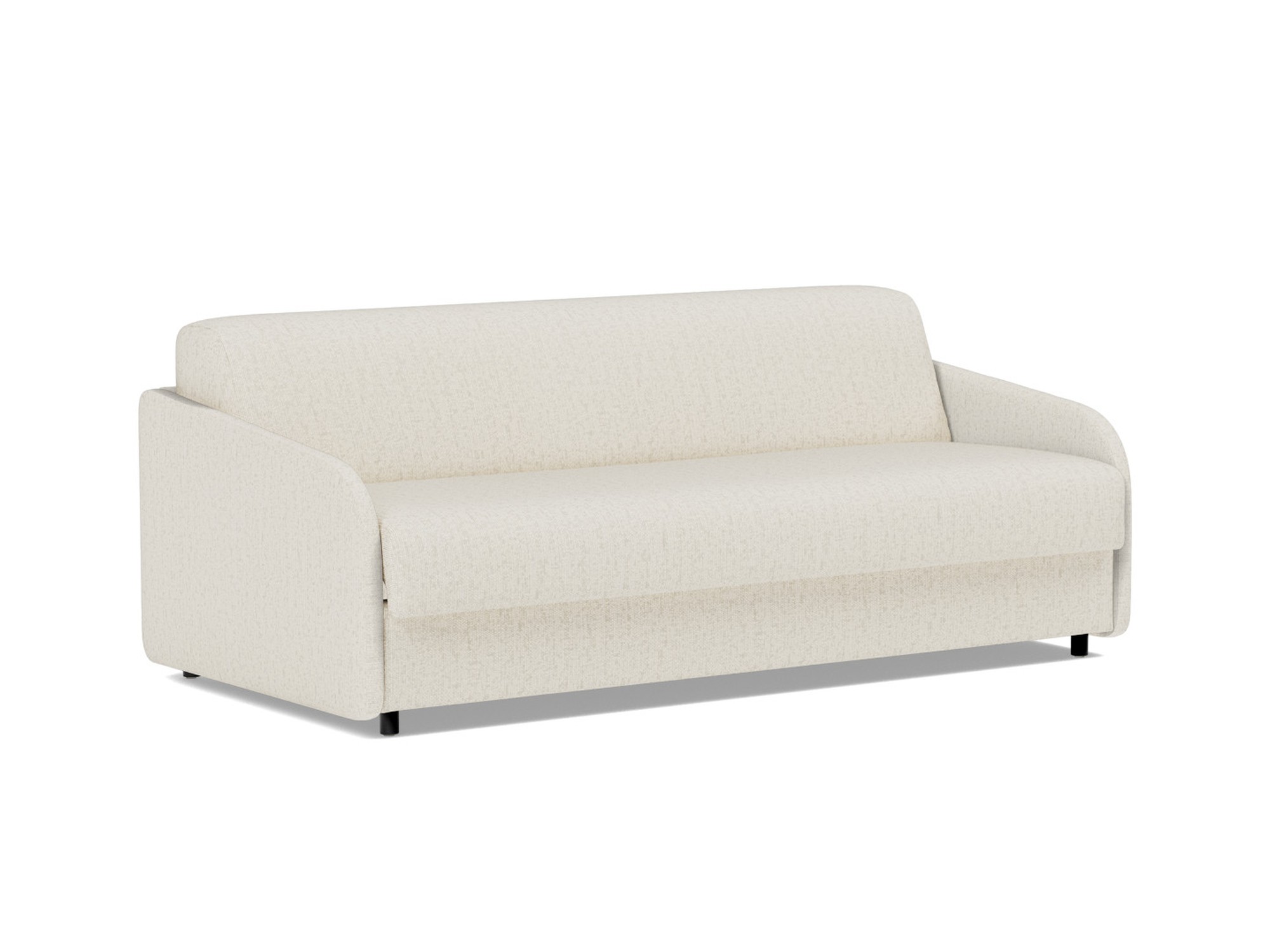 Schlafsofa Eivor mit Taschenfederkernmatratze 160 Boucle Skandi 531-Off-White
