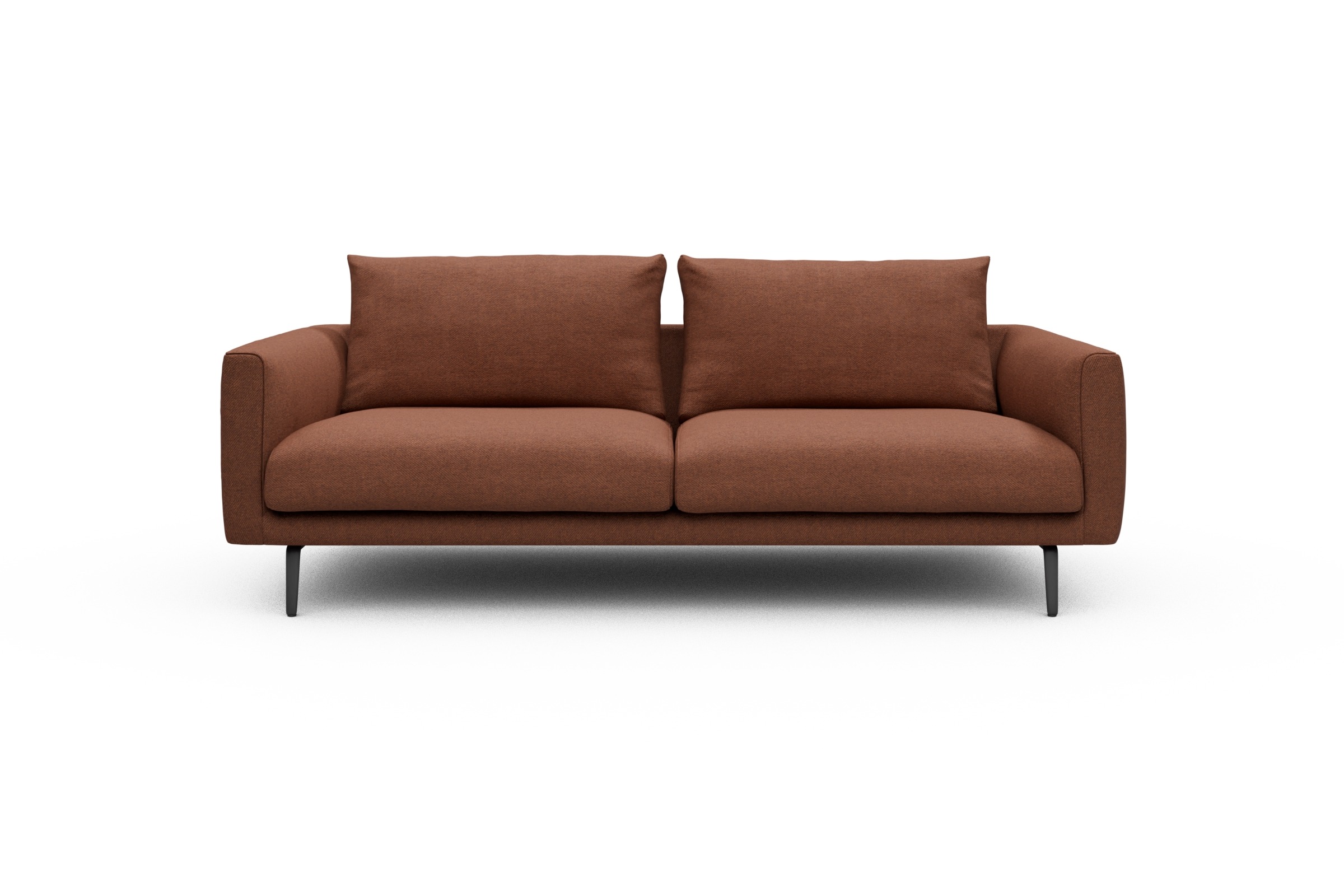 Skandi Home Sofa Karl 3-Sitzer Weda-Rust moebelfaktor