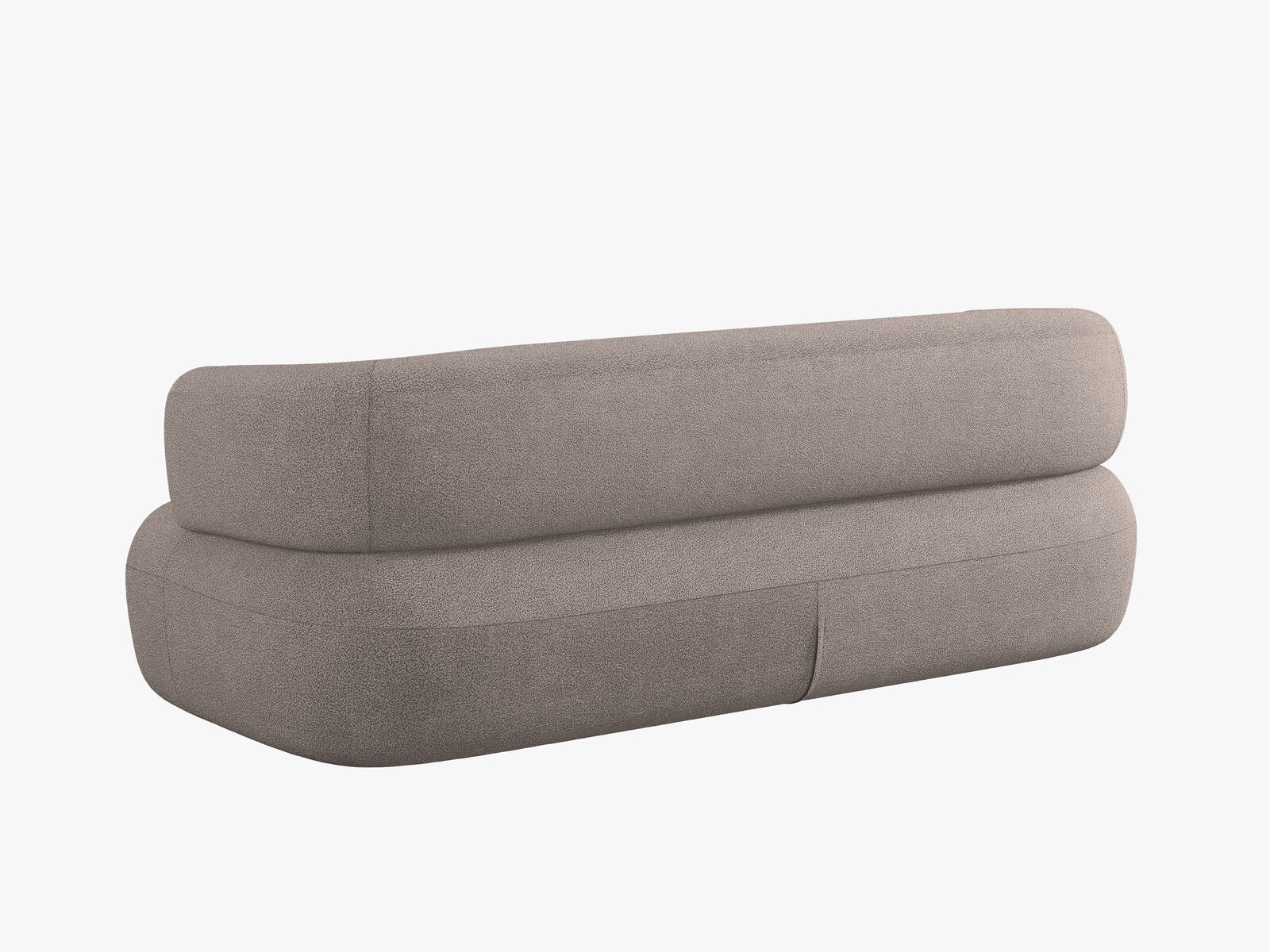 Micadoni Sofa Jenny 2-Sitzer Boucle Now or Never Hellbraun