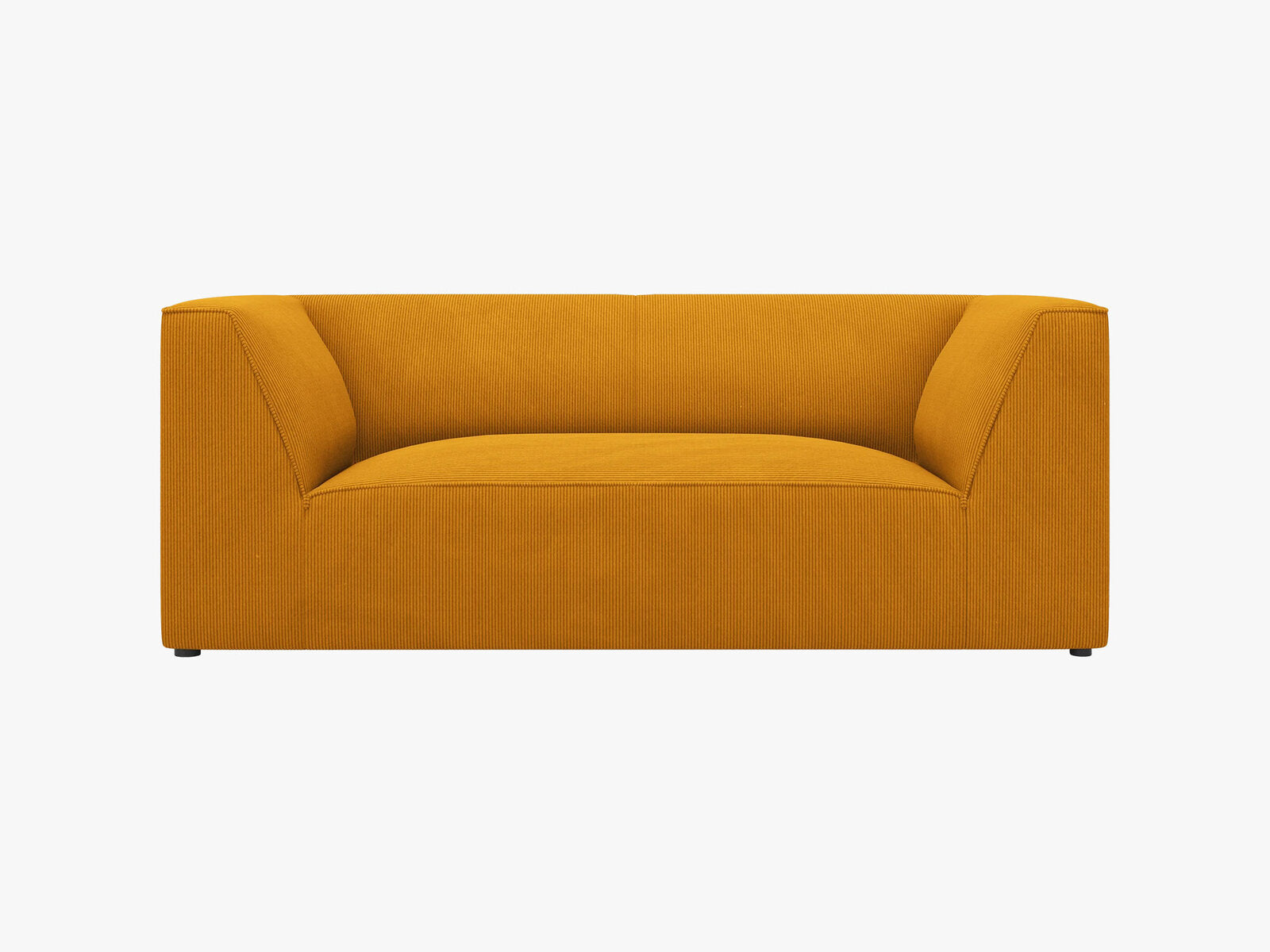 Micadoni Sofa Ruby 2-Sitzer Kord Scala Gelb