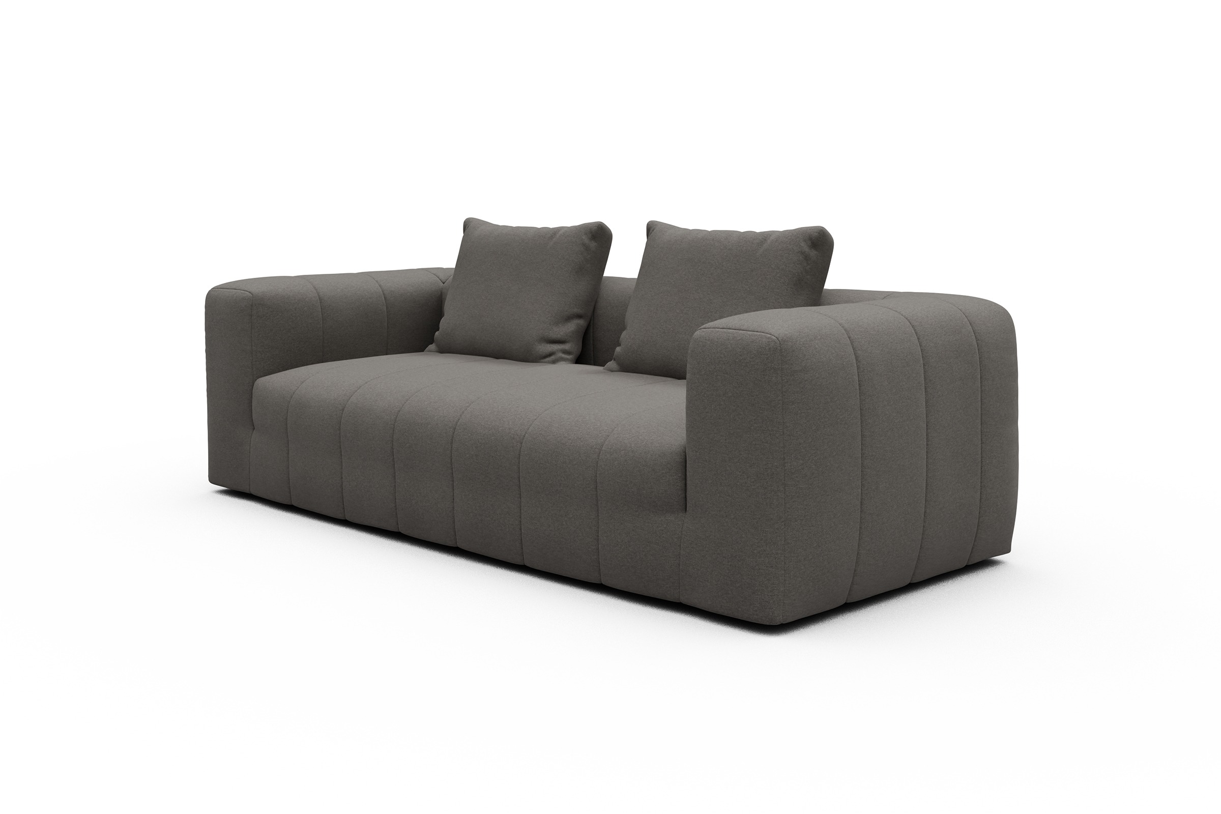 Sofa Hugo 3-Sitzer Satya-Taupe