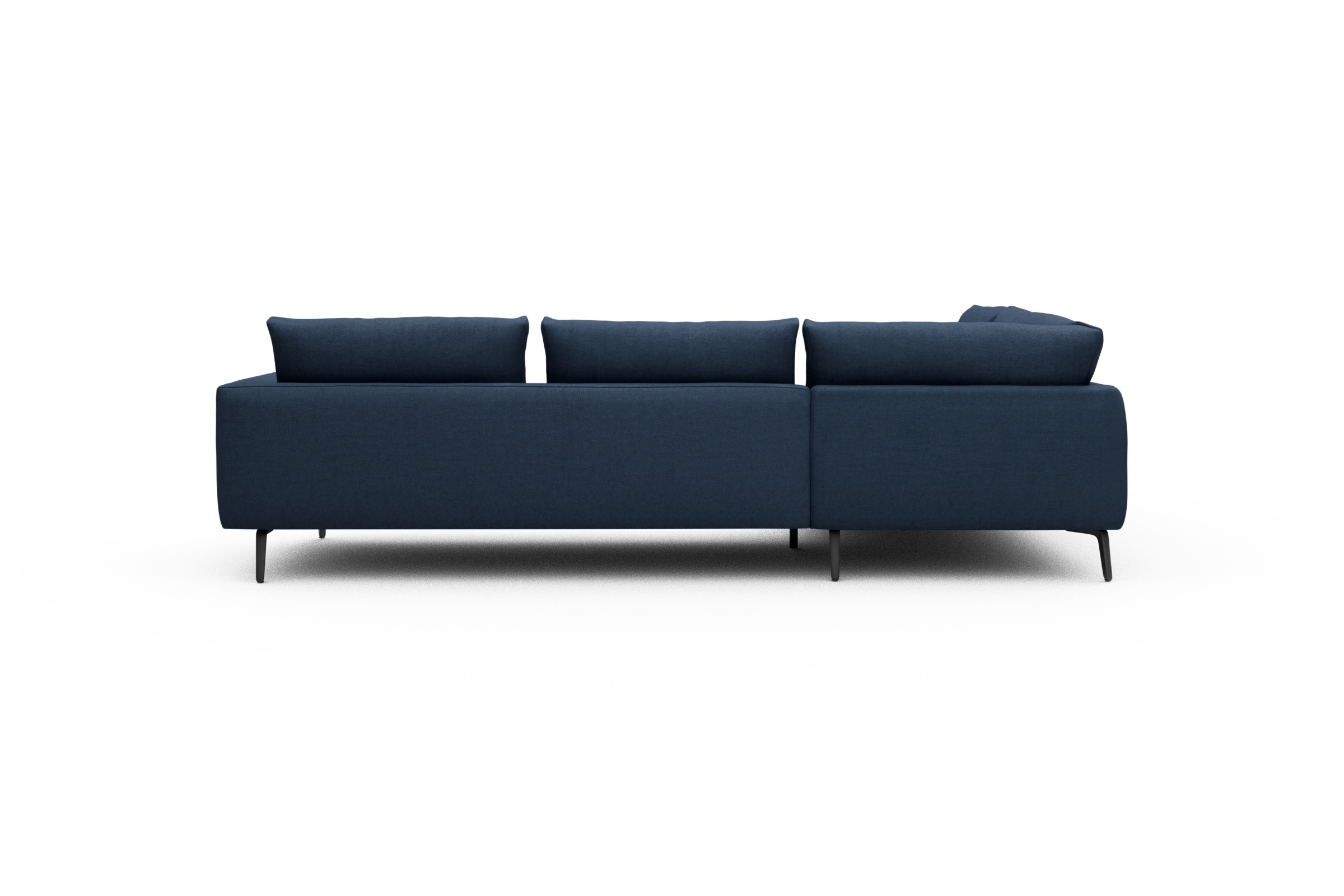 Ecksofa Karl Relax-Ecke links mit 2,5-Sitzer Weda-Blue