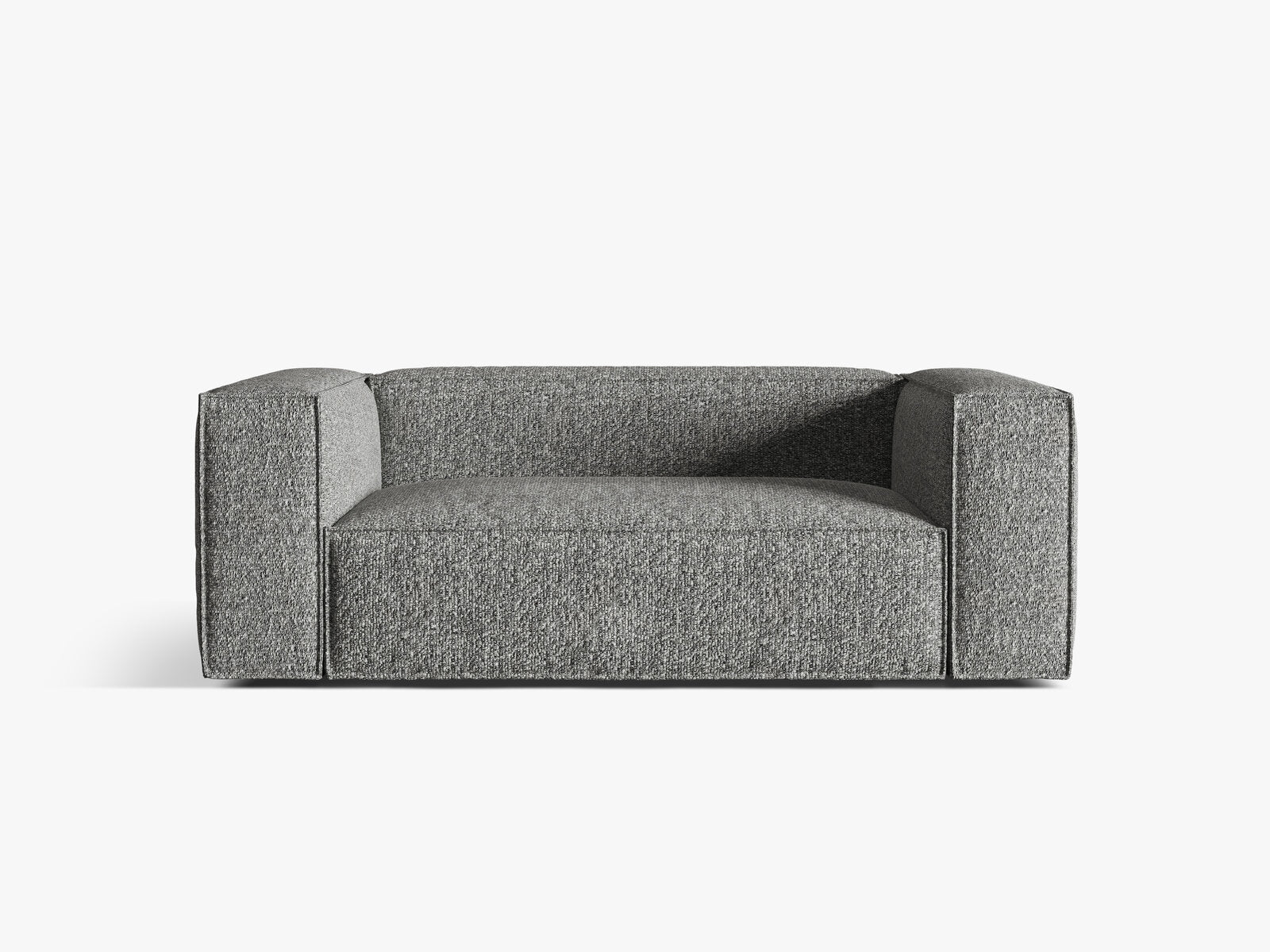 Micadoni Sofa Nuria 2-Sitzer Boucle Graphit