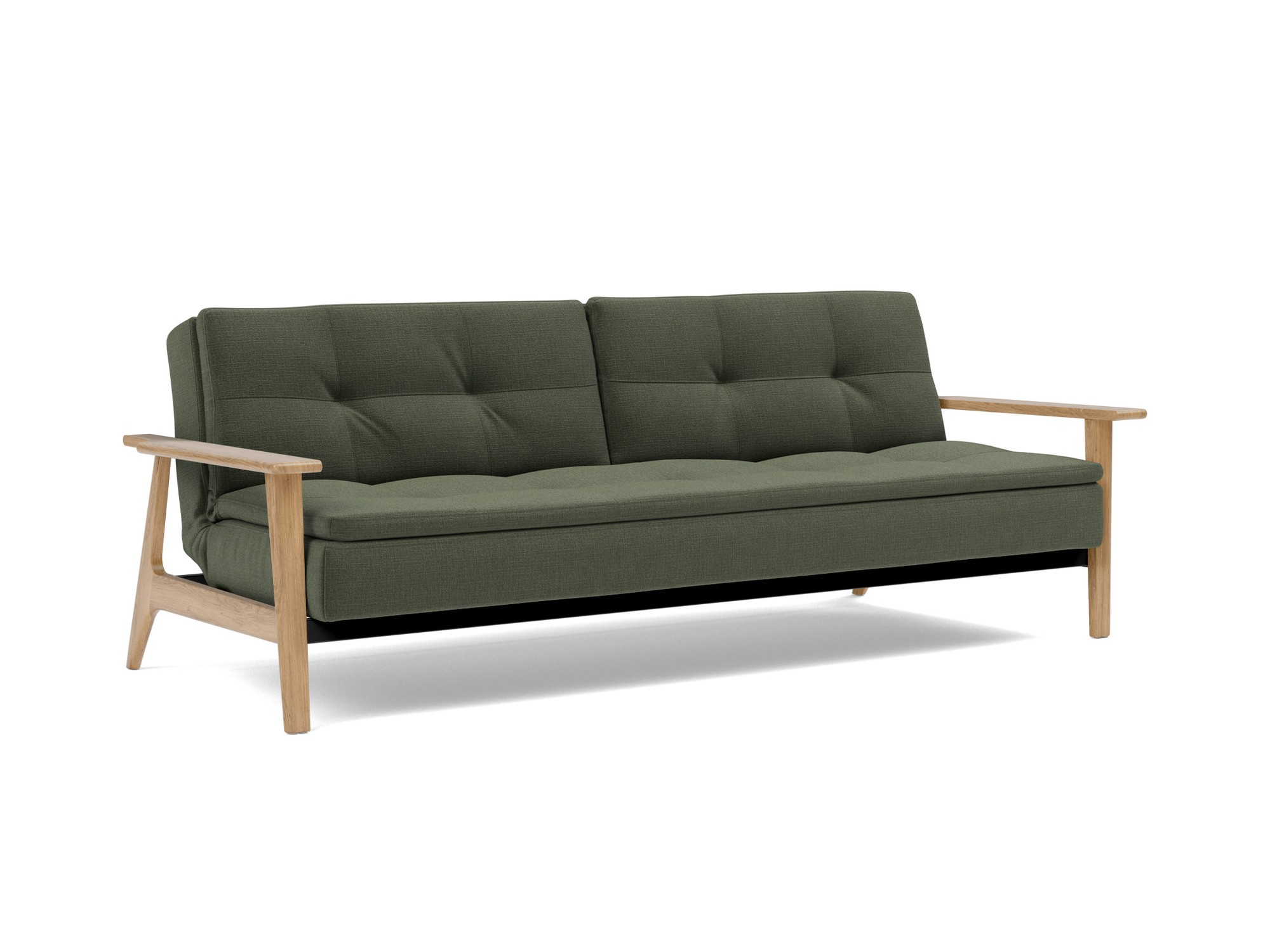 Schlafsofa Dublexo Frej Chenille Esina 413-Olive-Green