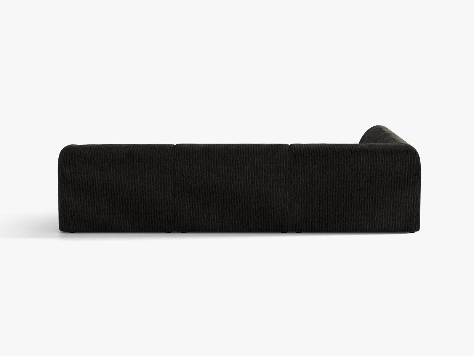 Micadoni Ecksofa Miley 6-Sitzer Links Chenille Eden Anthrazit