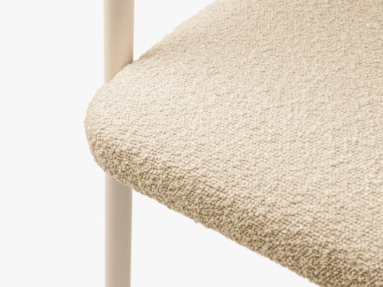 Micadoni Stuhl Lea Boucle Baloo Beige Creme