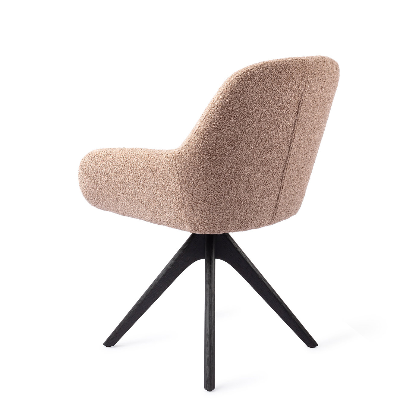 Jesper Home Esszimmerstuhl Kushi Flax Relax Revolve Eiche Schwarz