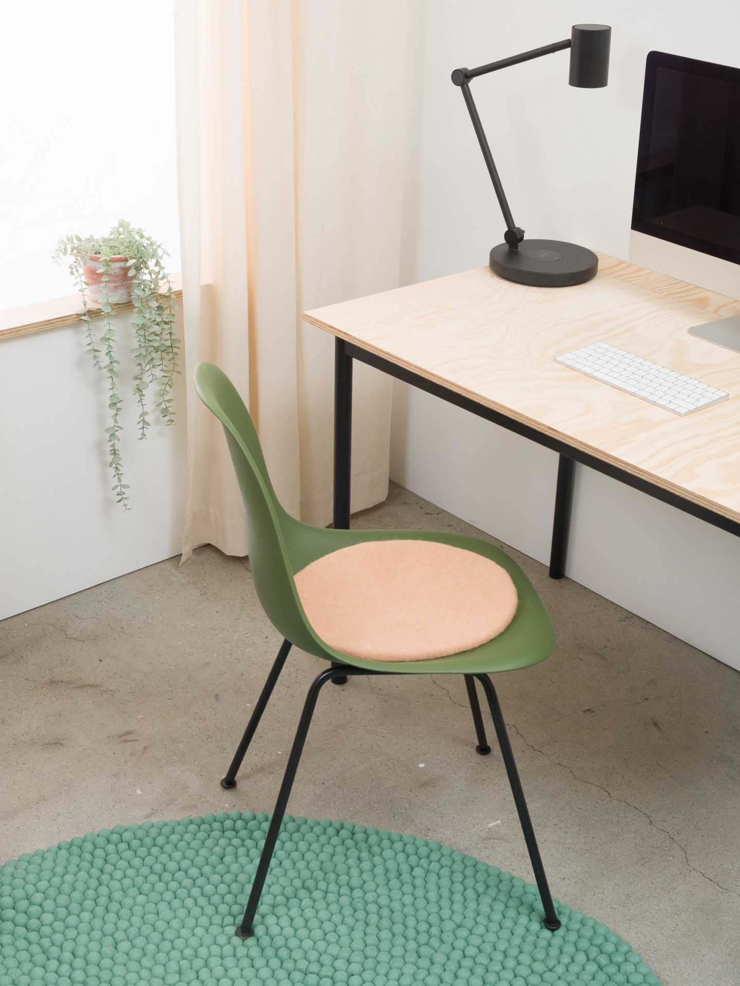 myfelt Merle - Flache Sitzauflage rund