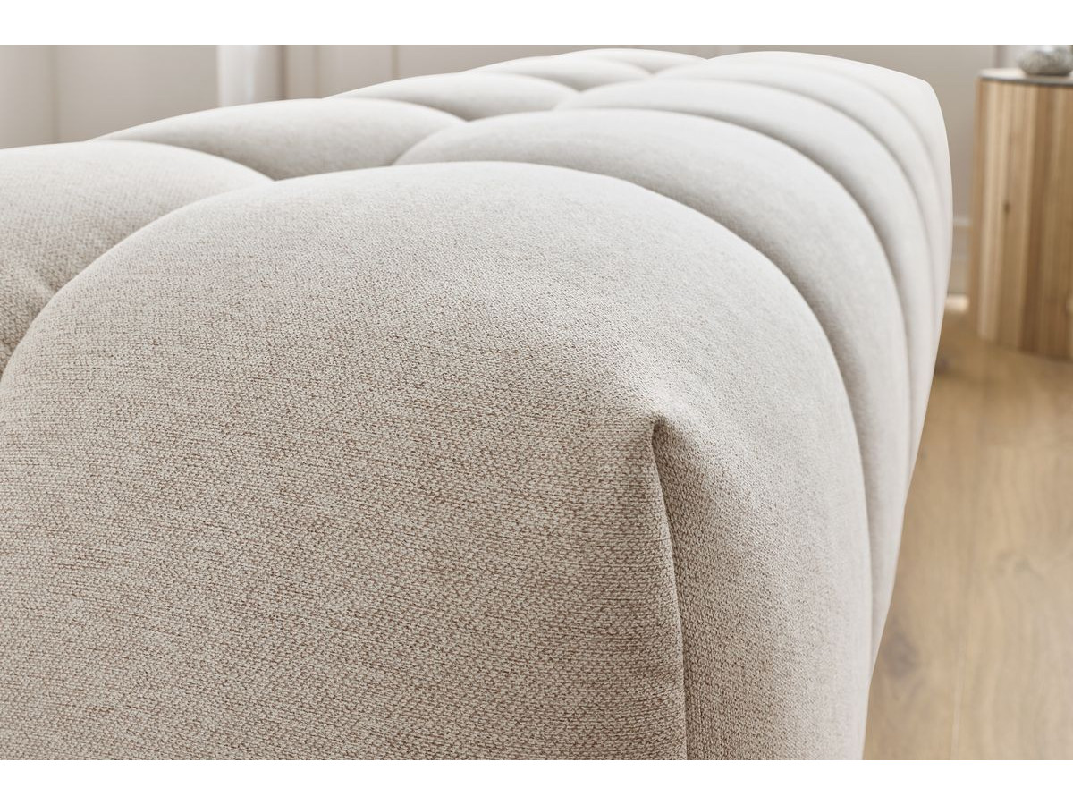 Bobochic Mont-blanc Pouf Melange-Stoff Beige