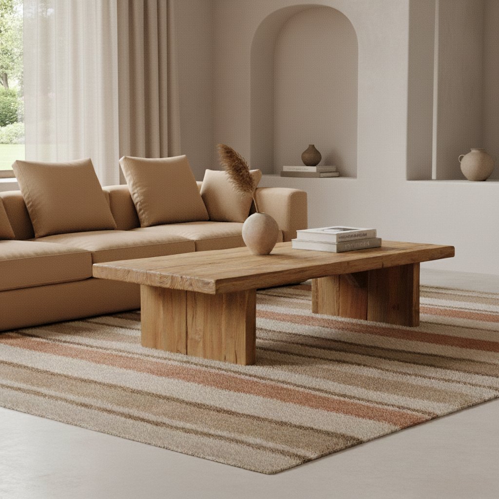 Raw Materials Couchtisch Teak Recyclingholz