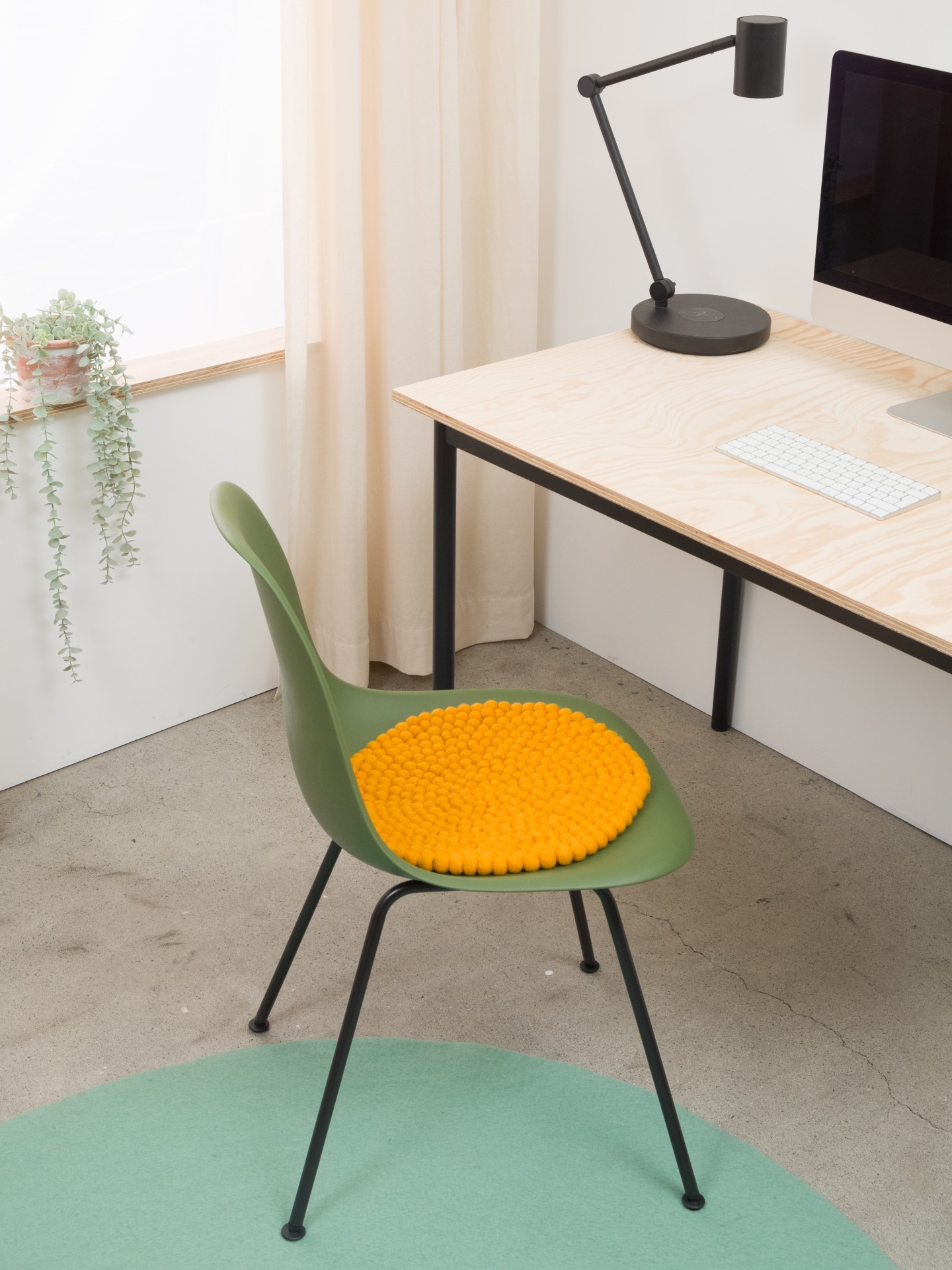myfelt Risa - Filzkugel Sitzauflage rund