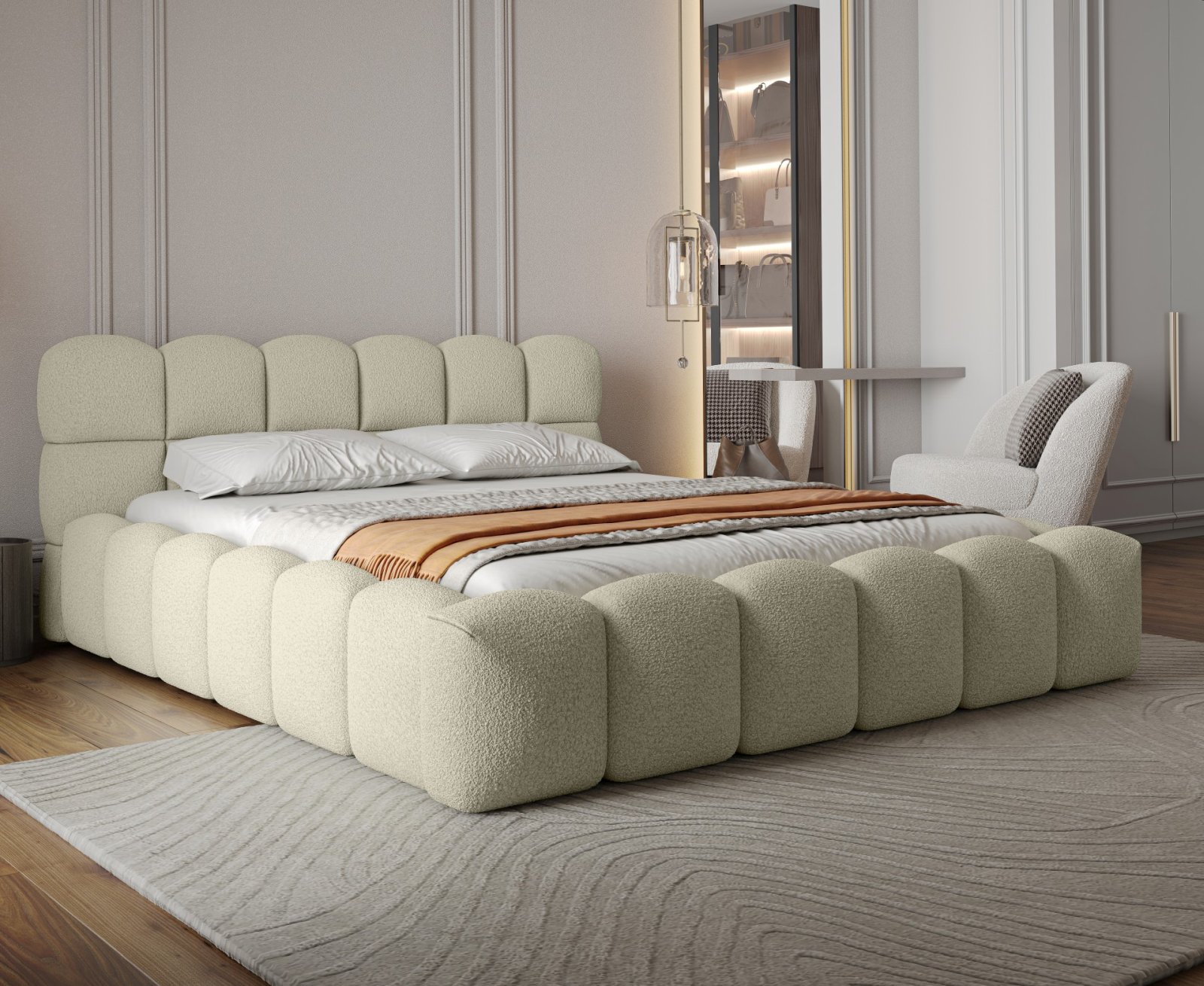 Polsterbett VENTO-SLIM Quelle 180 mit Metallrahmen Quelle 03 moebelfaktor