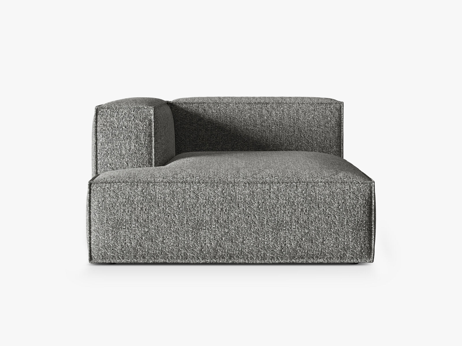 Micadoni Recamiere Nuria 1-Sitzer Links Boucle Graphit