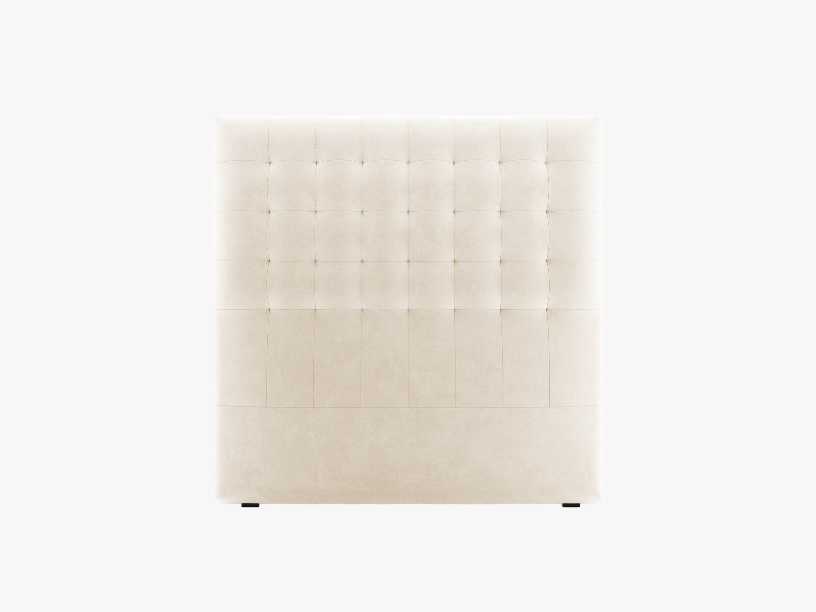 Micadoni Nova Samtiger Kopfteil 120 cm (H 120 cm) Samt Paris Beige 120x120