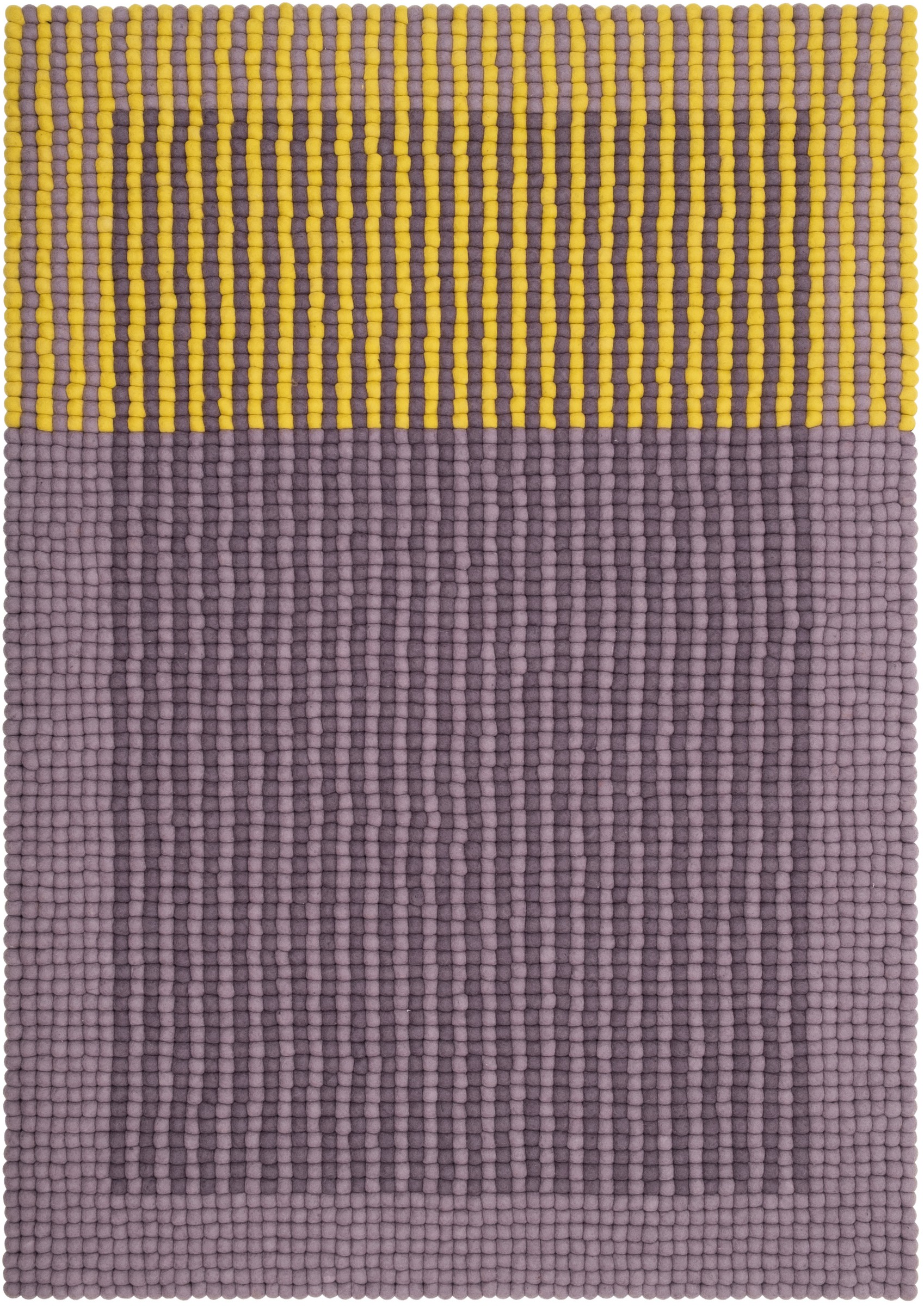 myfelt Provence Filzkugelteppich Flieder