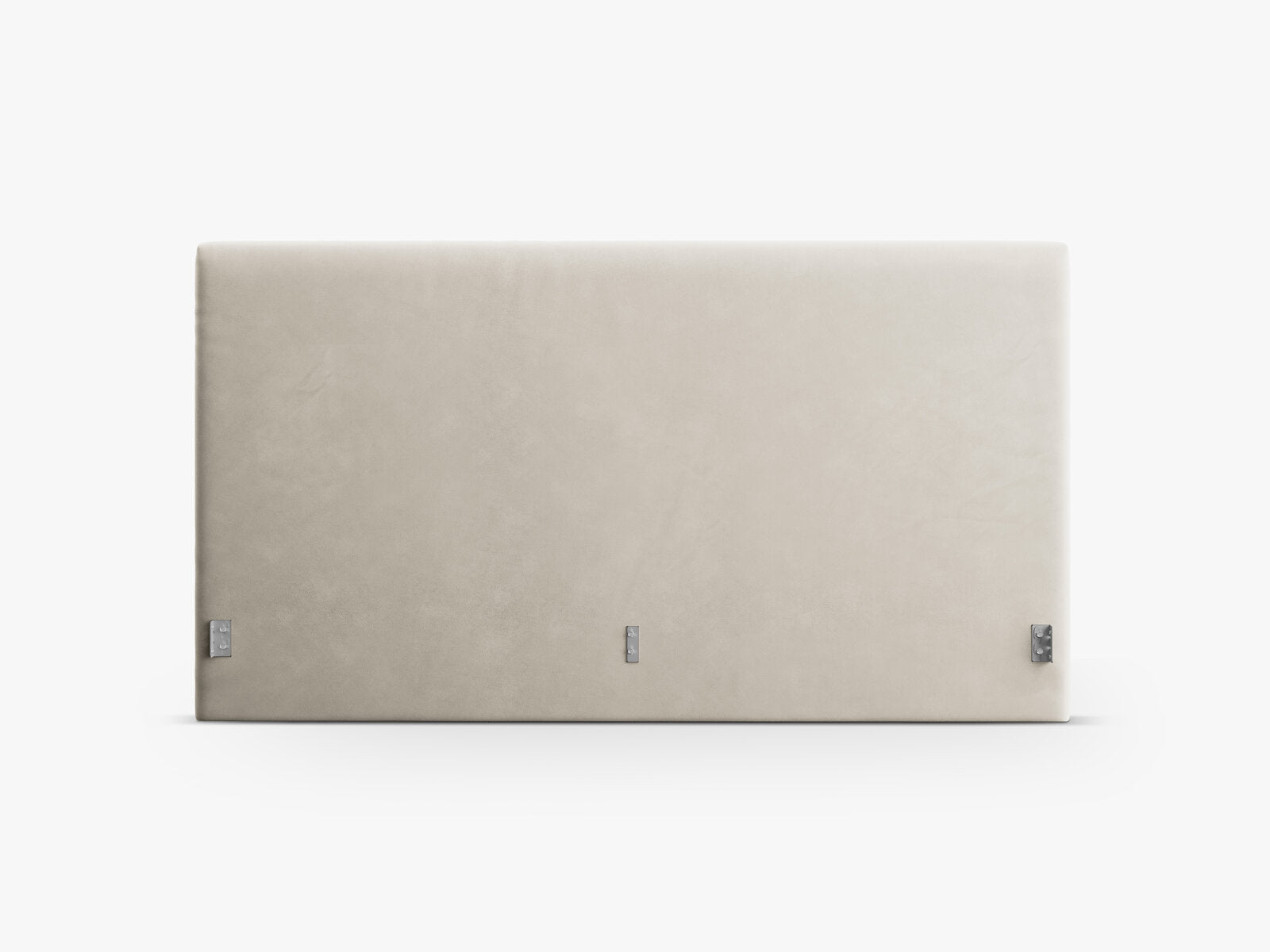 Micadoni Remo Samtiger Kopfteil Samt Bluvel Dunkelbeige 150.5x100