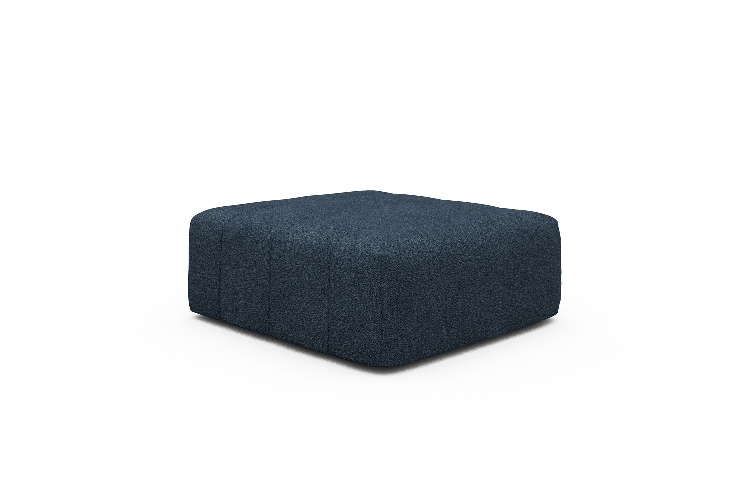 Sitzhocker Hugo Ottomane Boucle-Blue