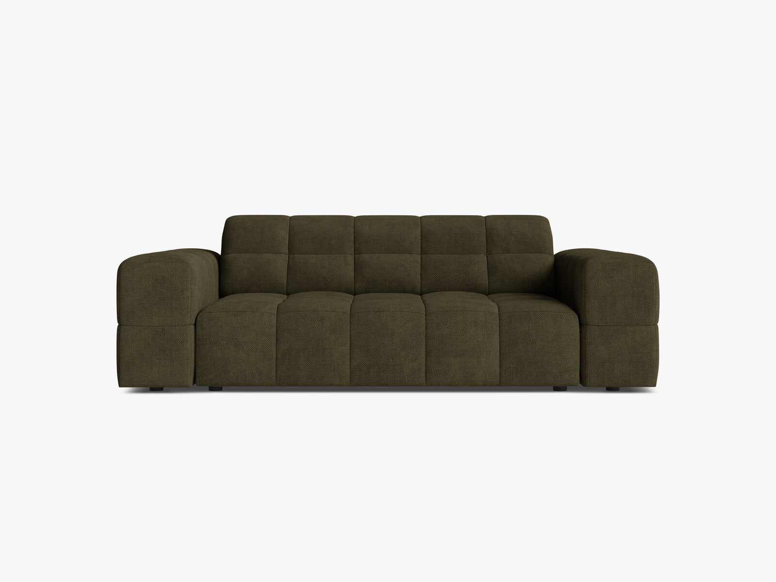 Micadoni Jennifer Sofa 2-Sitzer Chenille Eden Grün