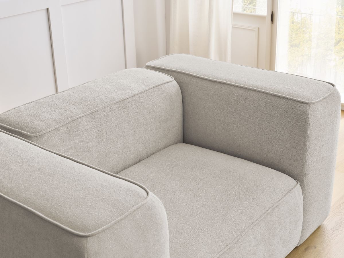 Bobochic Zephyr Sessel Strukturstoff Beige
