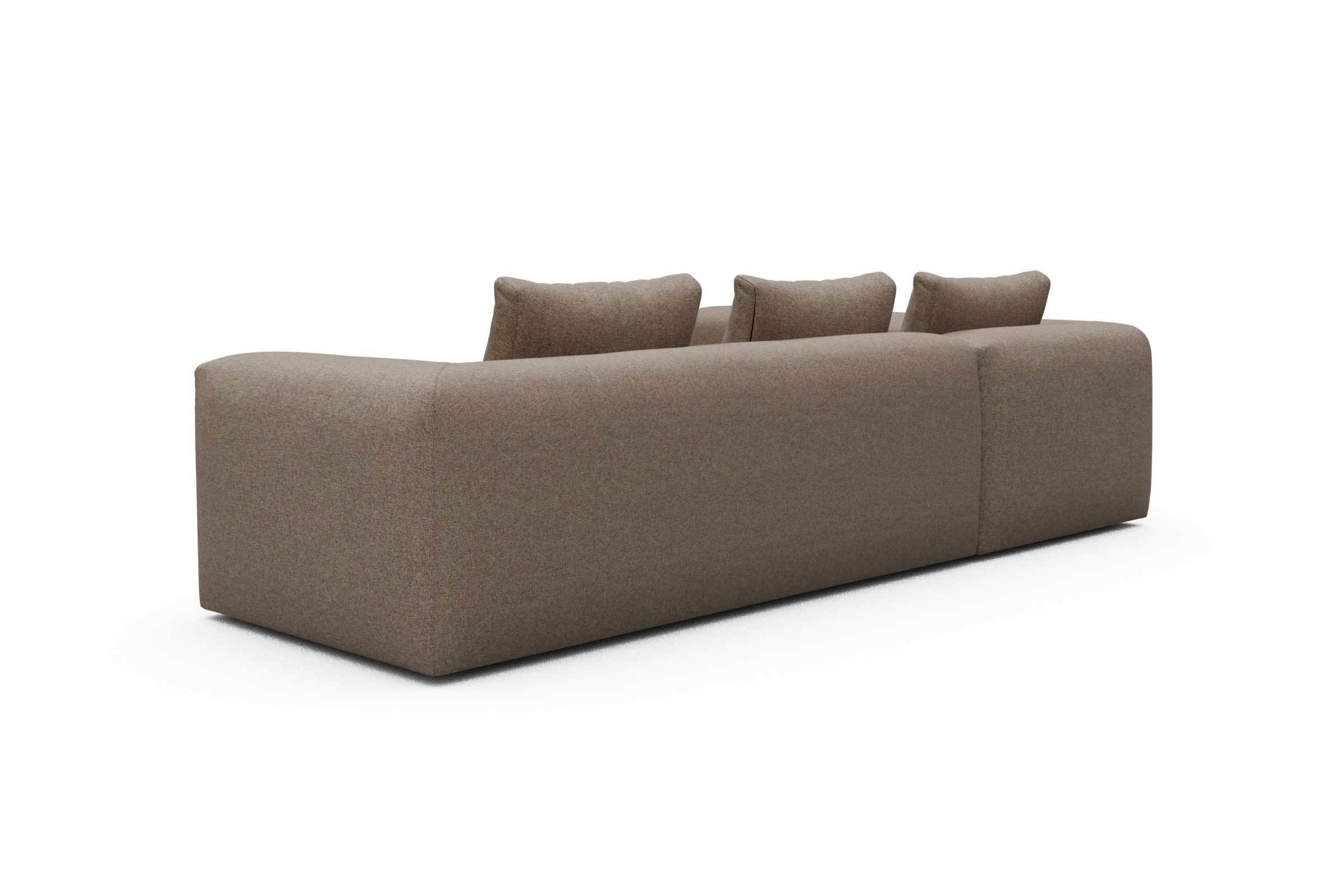 Ecksofa Fred 2x 2,5-Sitzer links offen Sama-Antelope