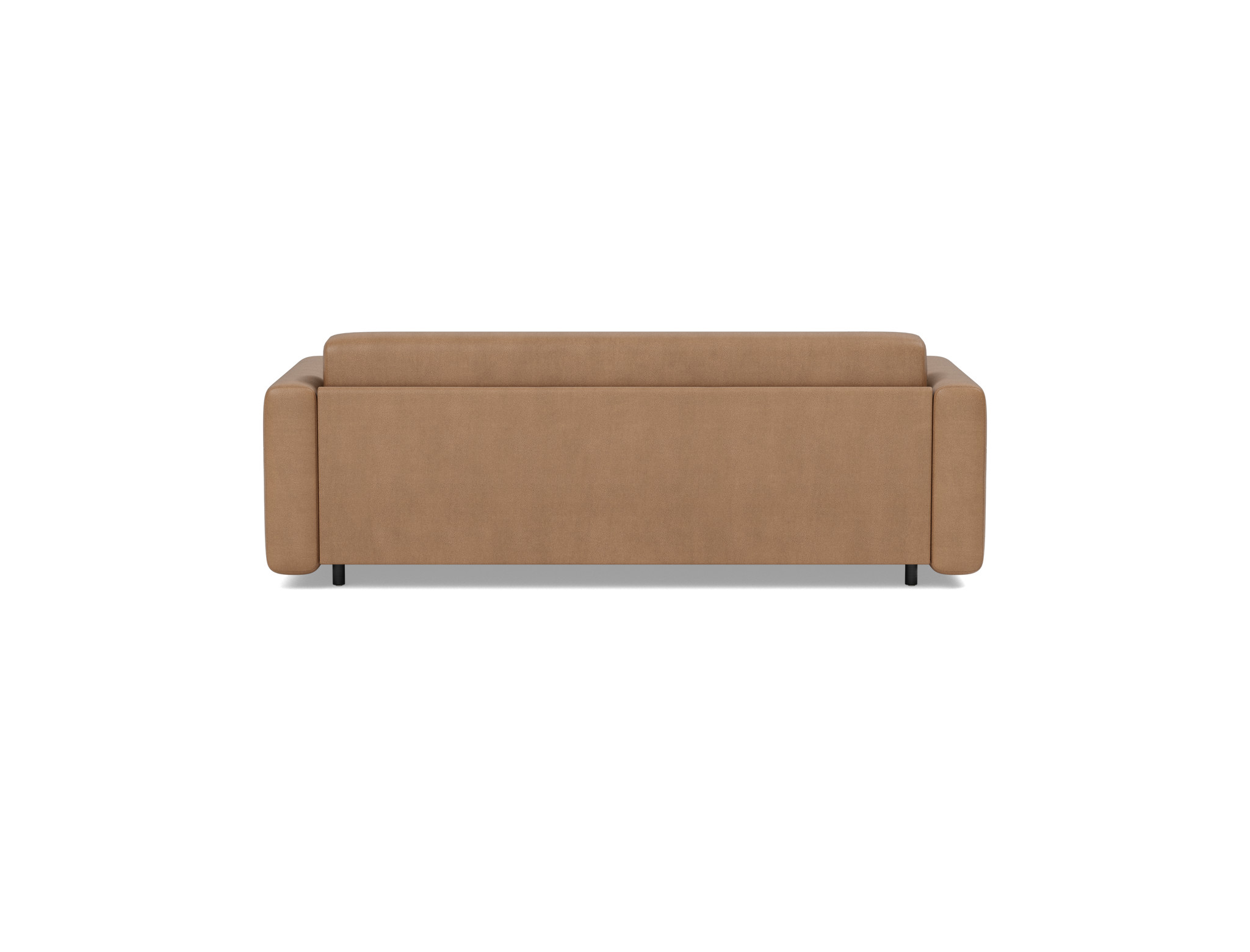 Schlafsofa Killian mit Memory-Matratze 160 Lederoptik Faunal 551-Brown