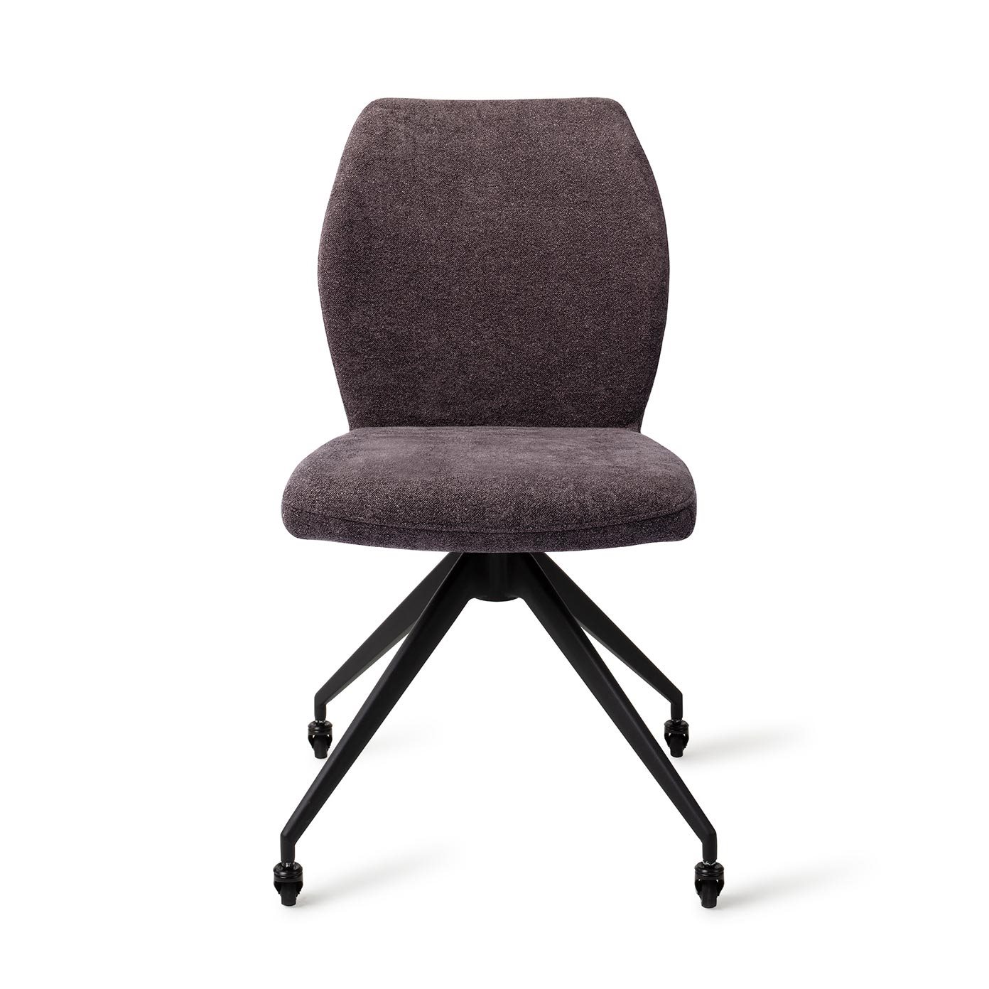 Jesper Home Esszimmerstuhl Ikata Almost Black Glide Schwarz