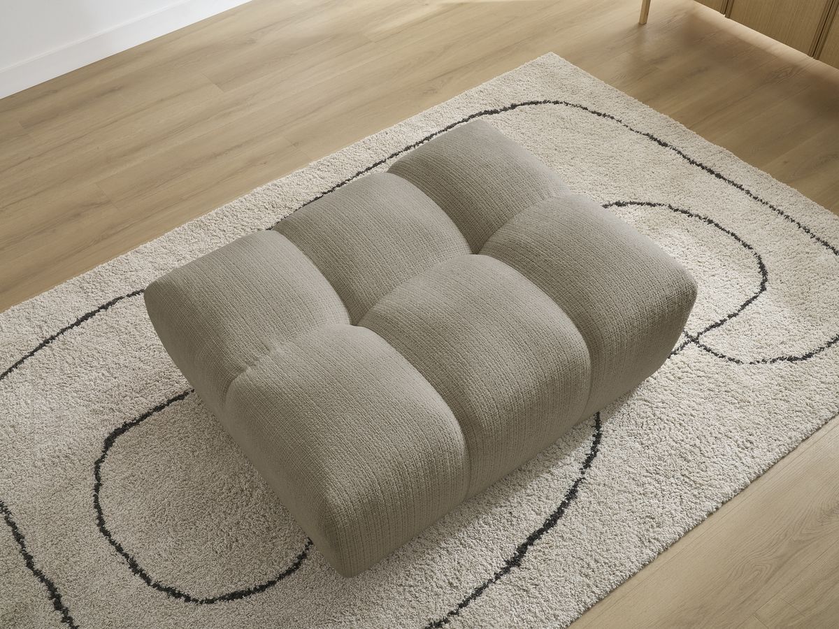 Bobochic Anakin Pouf Strukturstoff Taupe