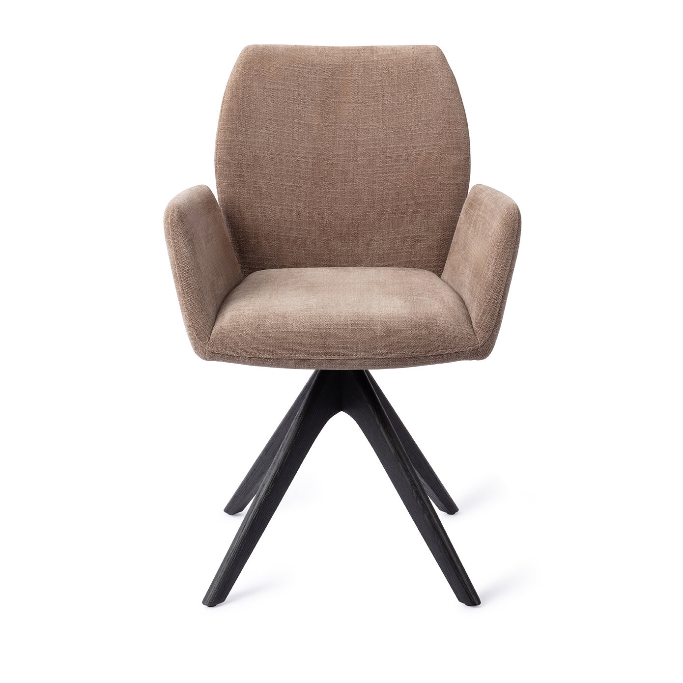 Jesper Home Esszimmerstuhl Misaki Mocha Mist Revolve Eiche Schwarz