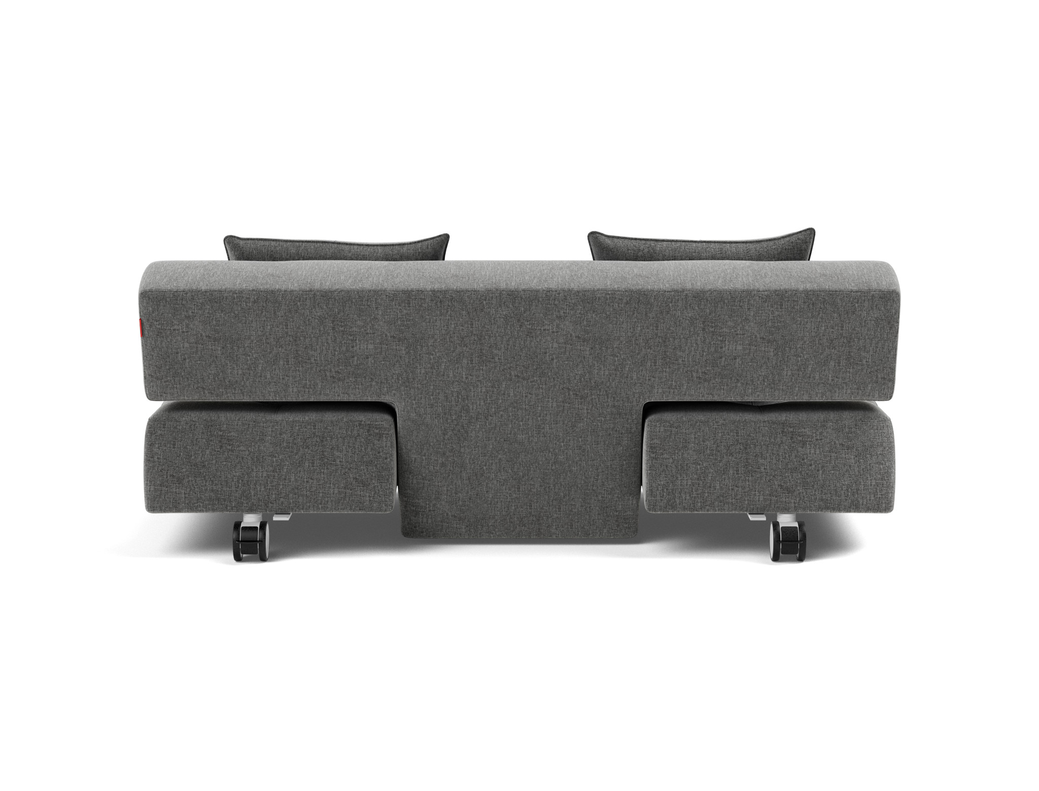Schlafsofa Long Horn D.E.L. Strukturierter Stoff Twist 563-Charcoal