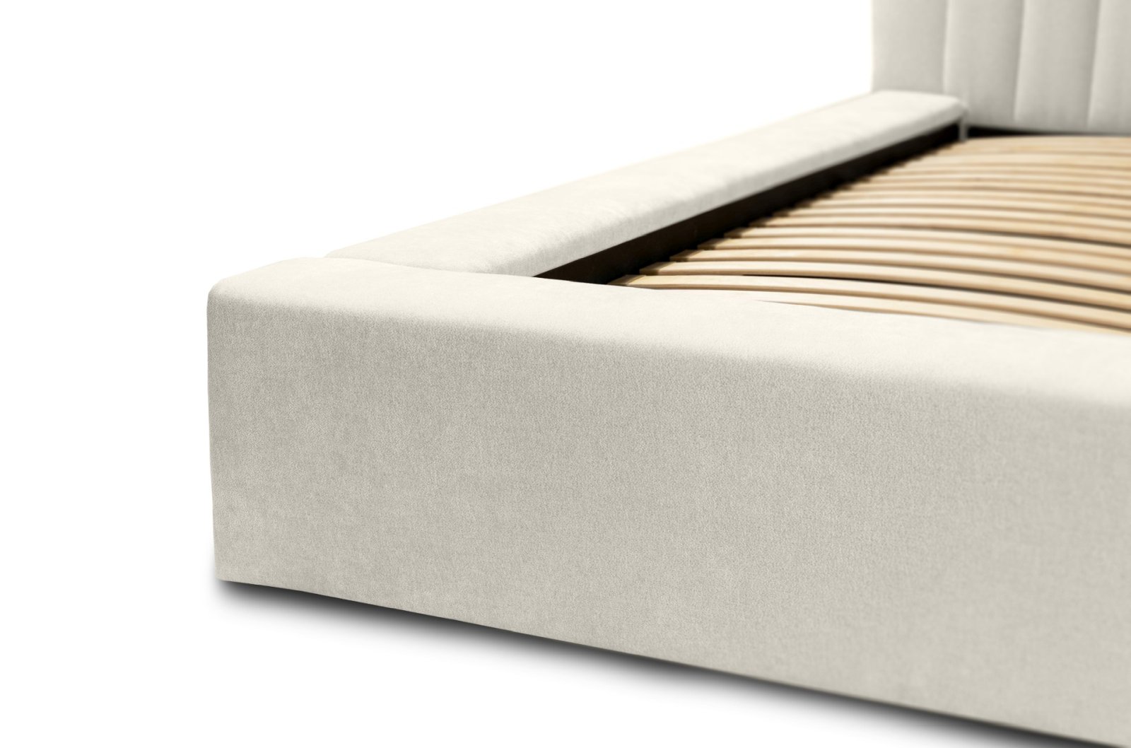 Polsterbett Carno Chenille 140x200 mit Metallrahmen Ditra-New 01