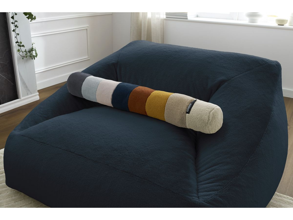 Bobochic Lilibet Pouf Kunstfell Dunkelblau