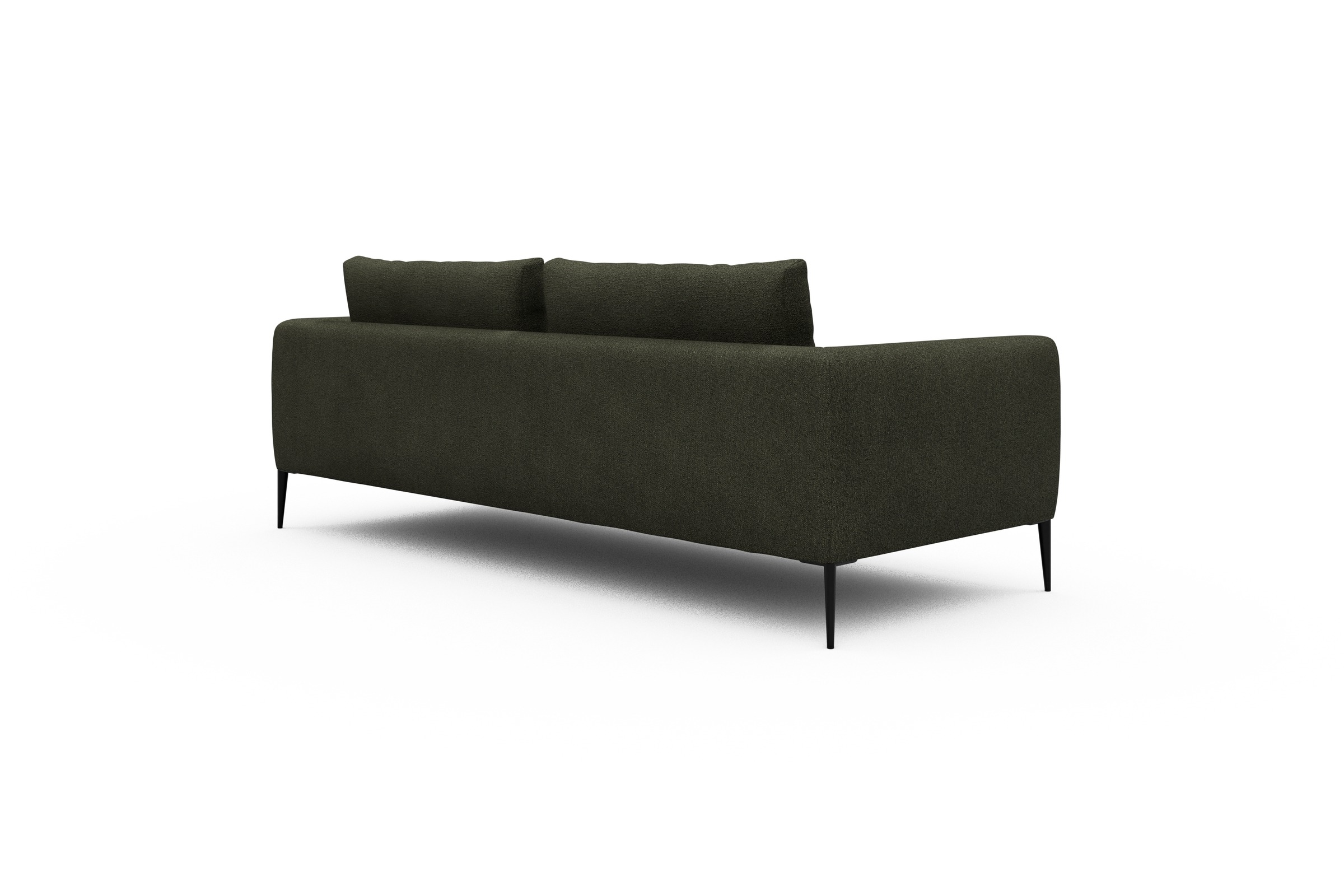 Sofa Paul 3-Sitzer Boucle-Forest-Green