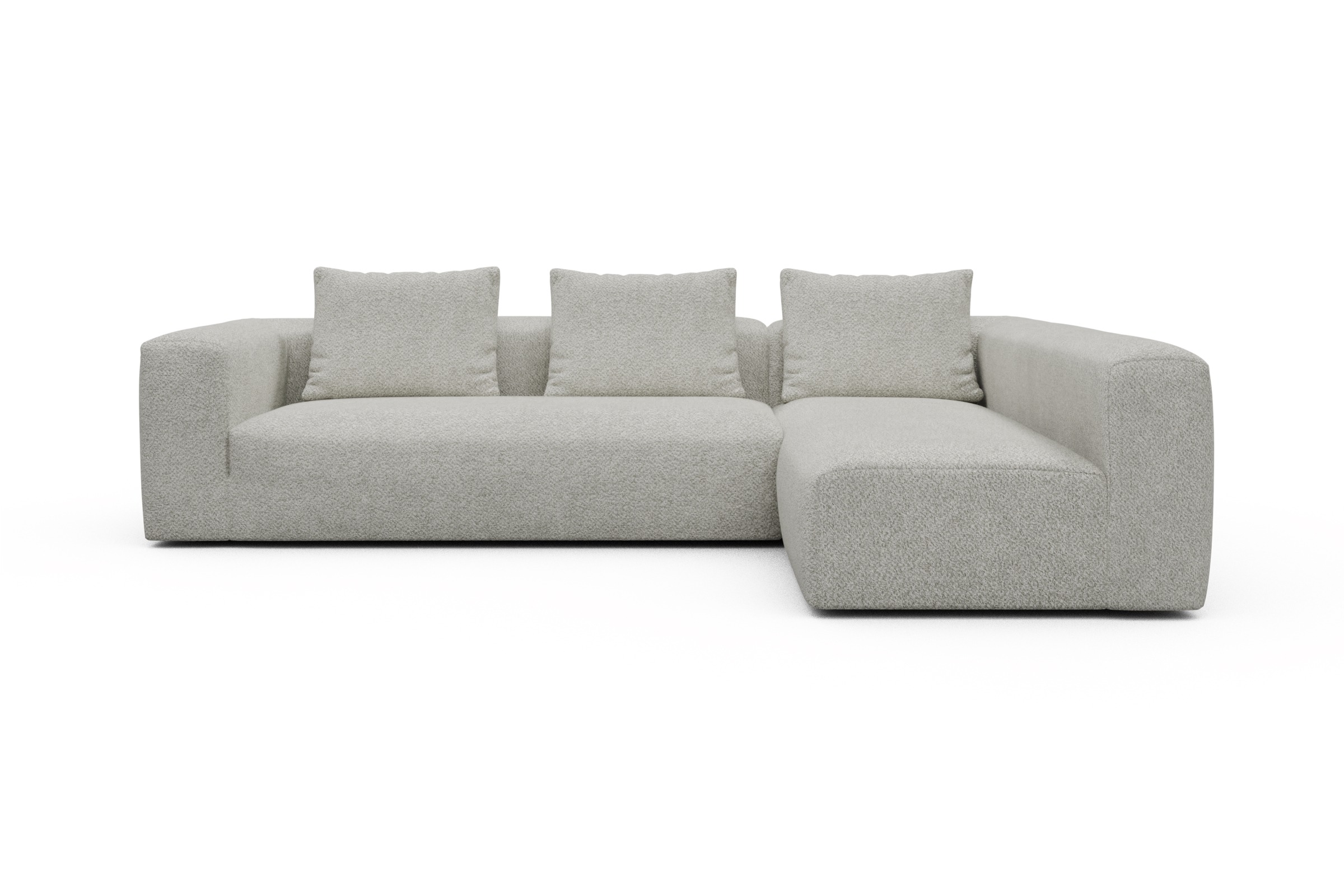 Skandi Home Ecksofa Fred 2x 2,5-Sitzer rechts offen Vanora-Warm-Sand moebelfaktor