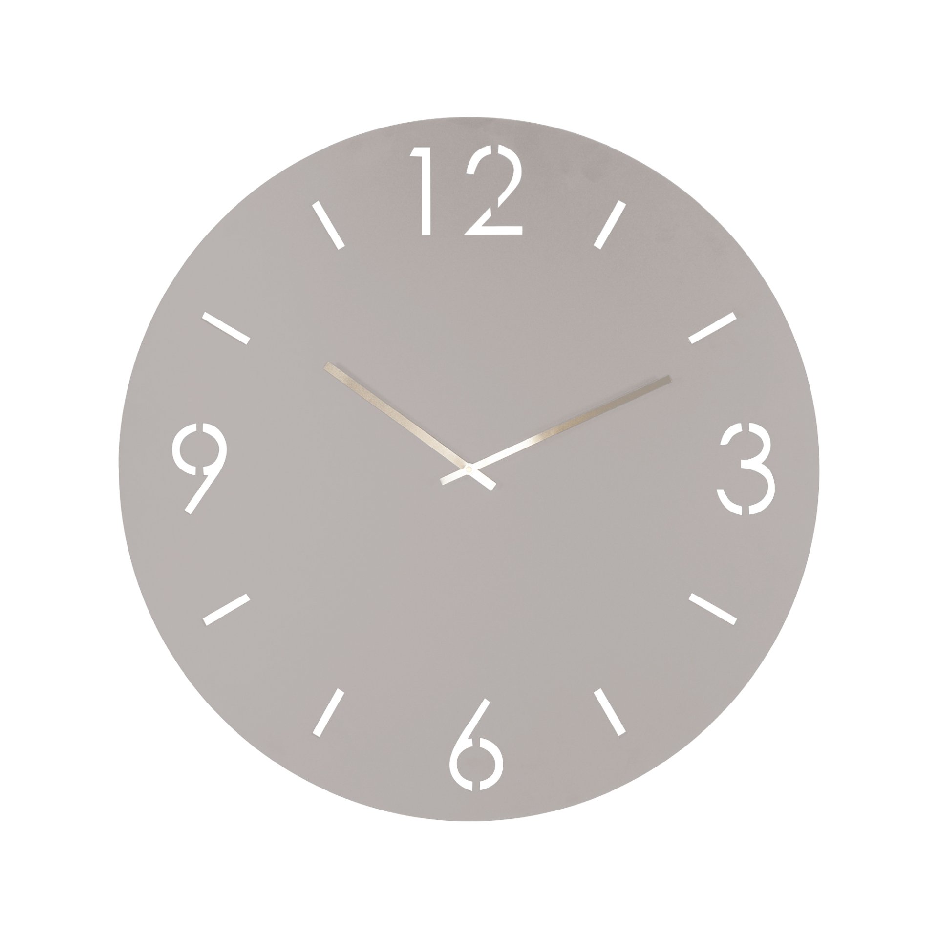 Spinder Design Wanduhr Time Ø 60 Silky Taupe 60