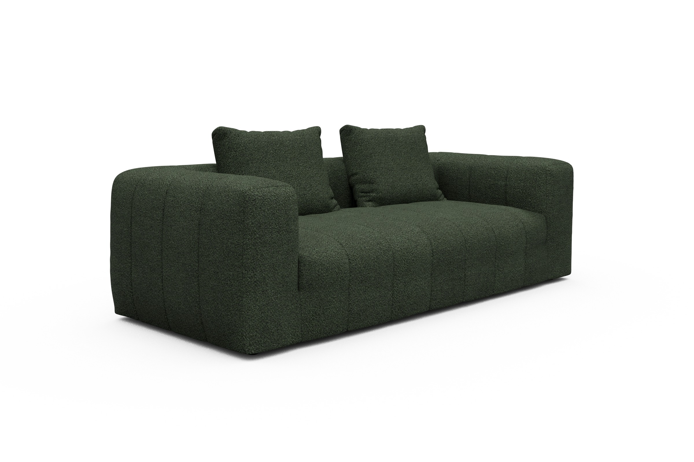 Sofa Hugo 3-Sitzer Vanora-Deep-Green