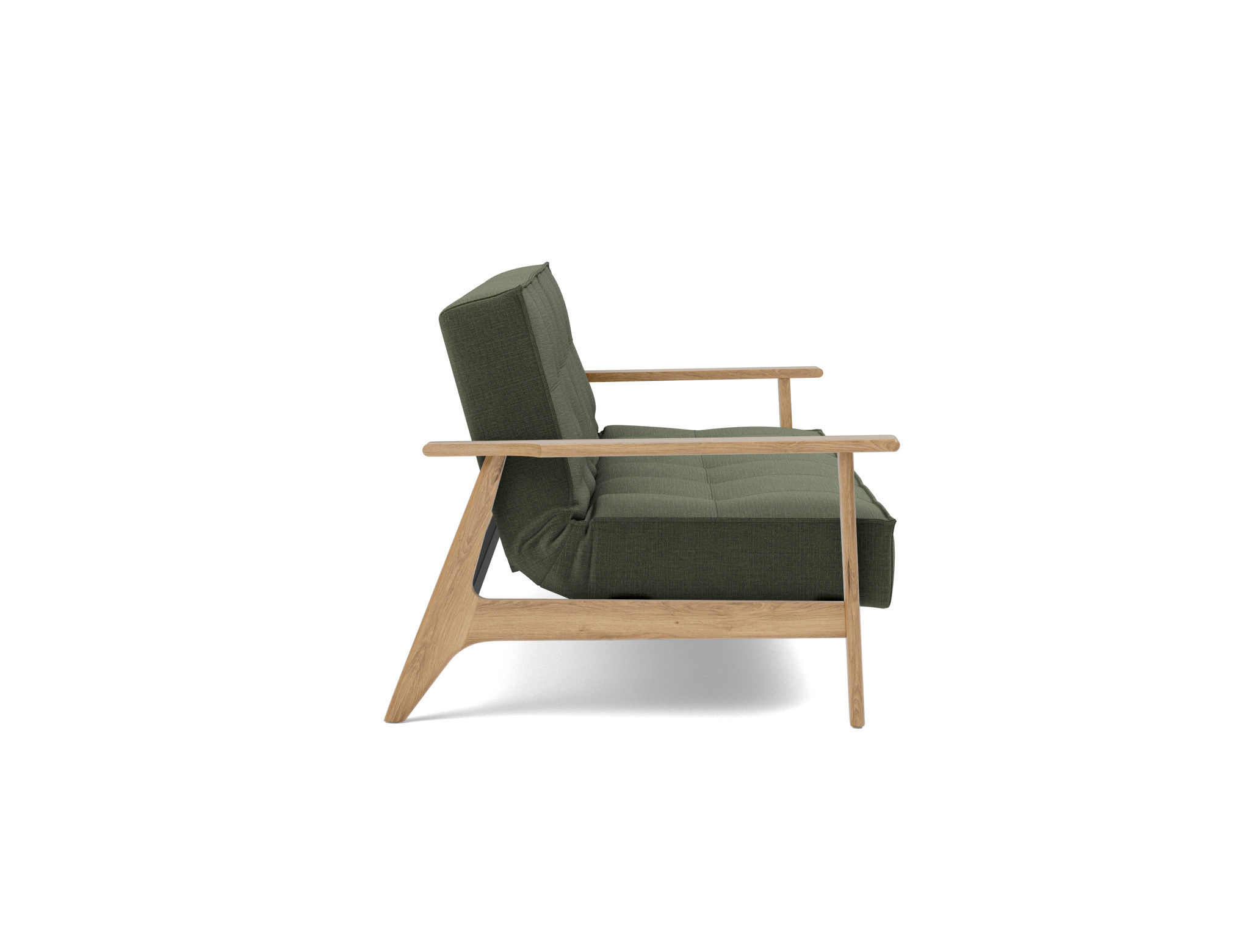 Schlafsofa Splitback Frej Chenille Esina 413-Olive-Green