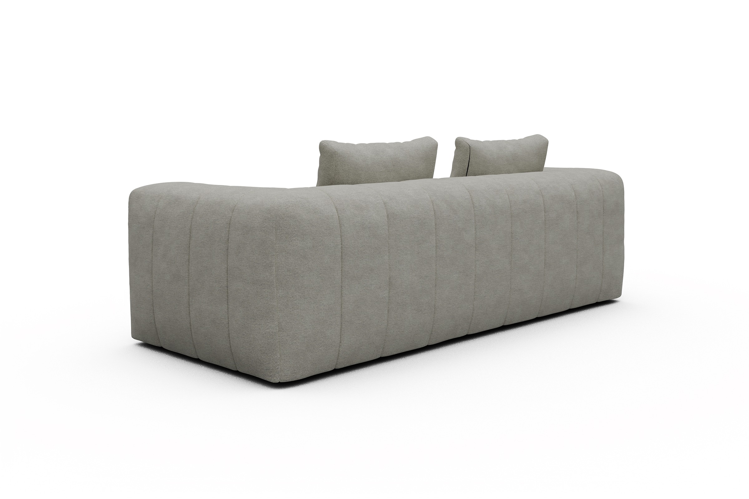 Sofa Hugo 3-Sitzer Carreno-Moon-Stone-White