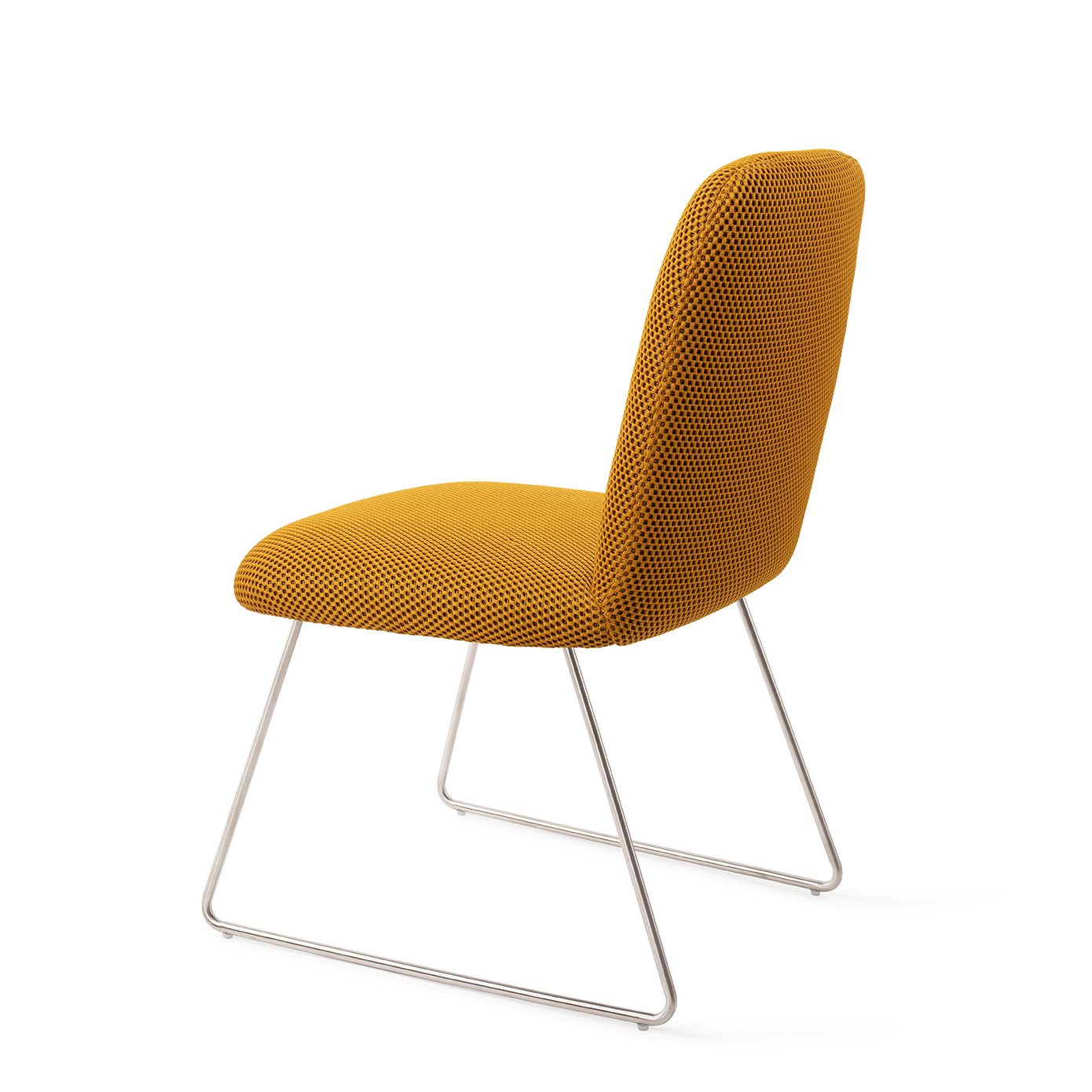Jesper Home Esszimmerstuhl Taiwa Groovy-Garam Slide Stahl