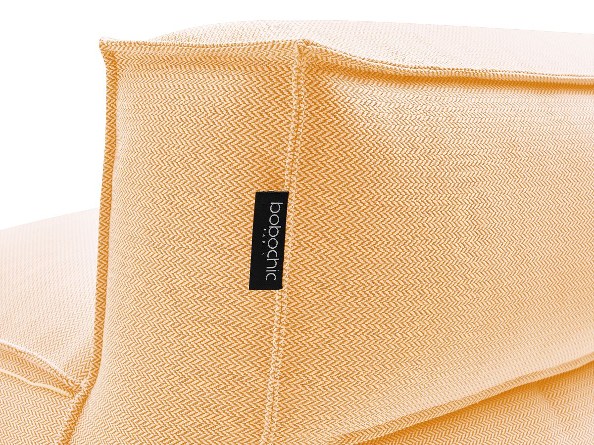 Bobochic Biarritz Sofamodul 2-Sitzer Melange-Stoff Orange