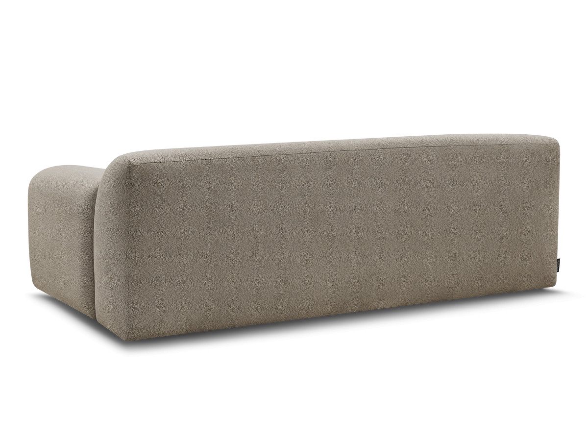 Bobochic Melisse Sofa 3-Sitzer Melange-Stoff Taupe