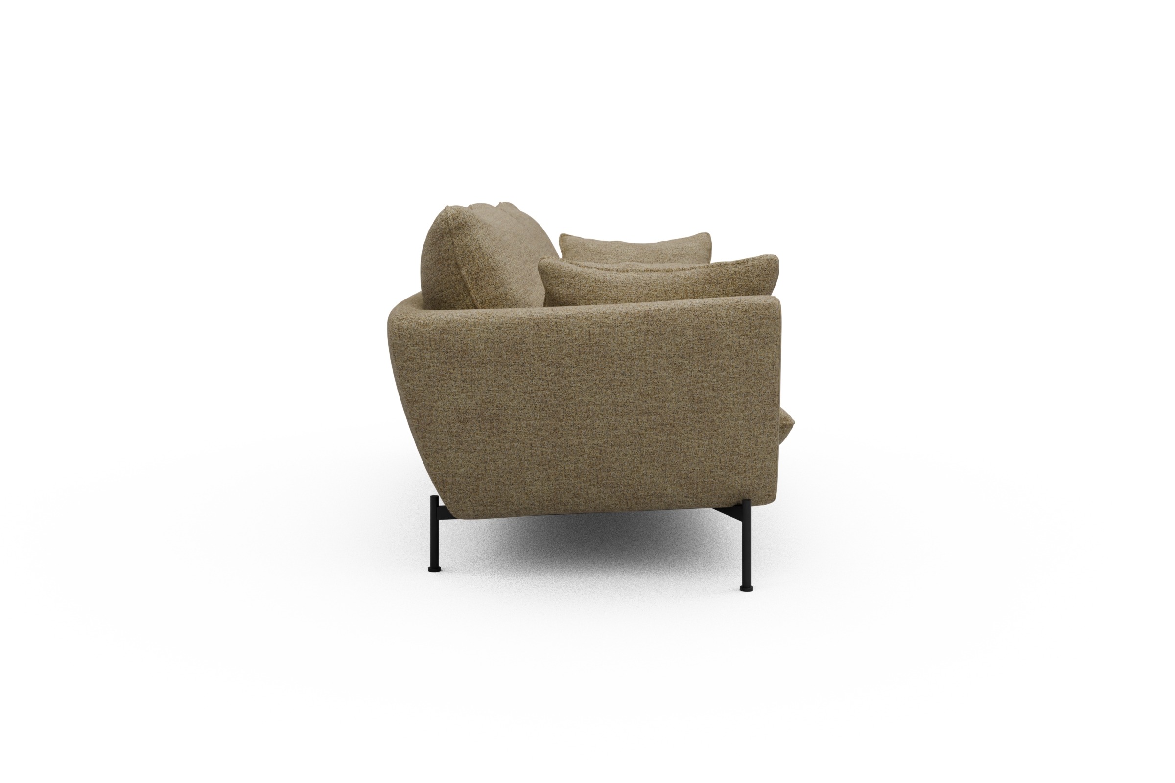 Sofa Anton 3-Sitzer Carreno-Silician-Yellow