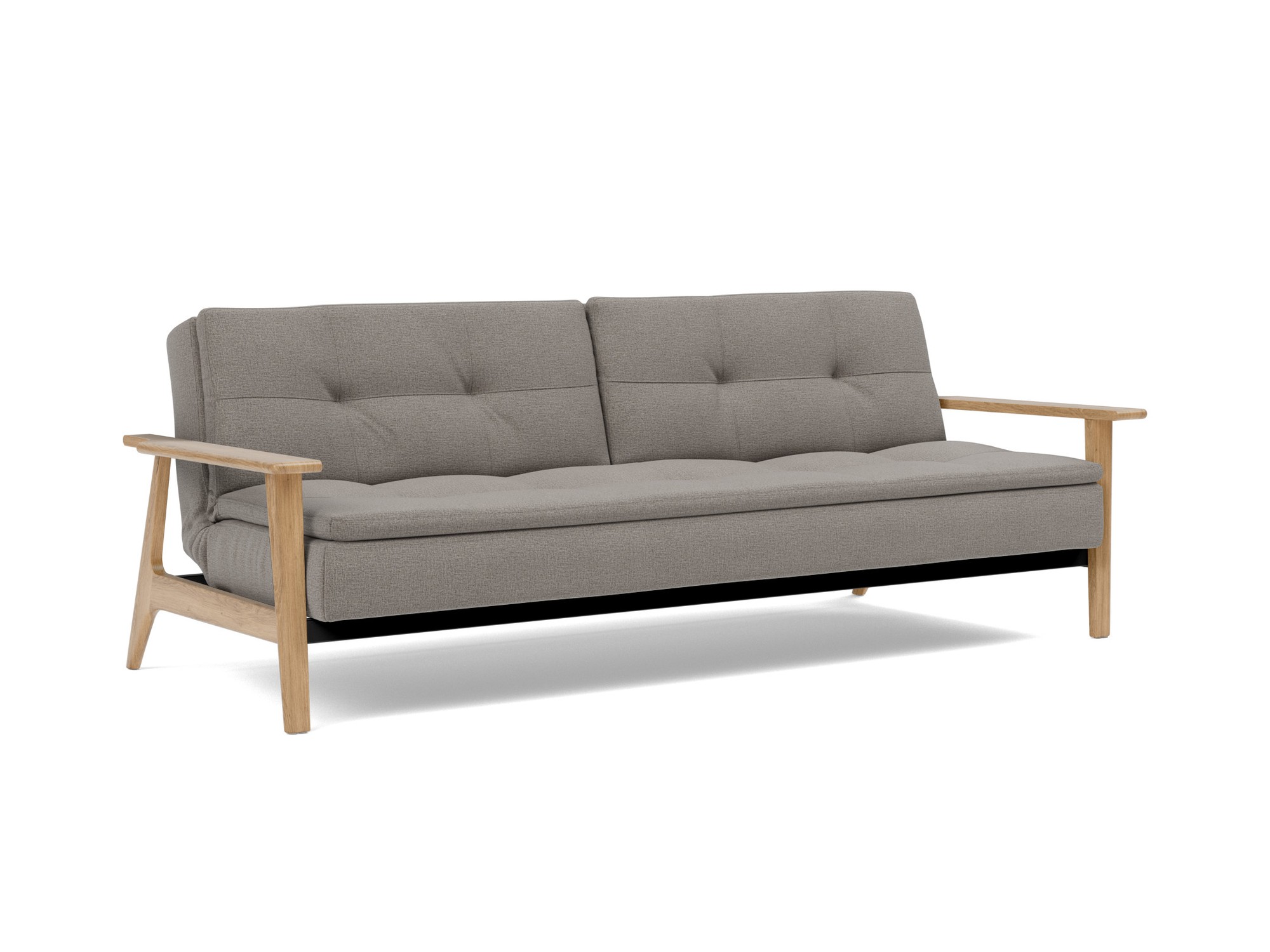 Schlafsofa Dublexo Frej Flachgewebe Mixed Dance 521-Grey