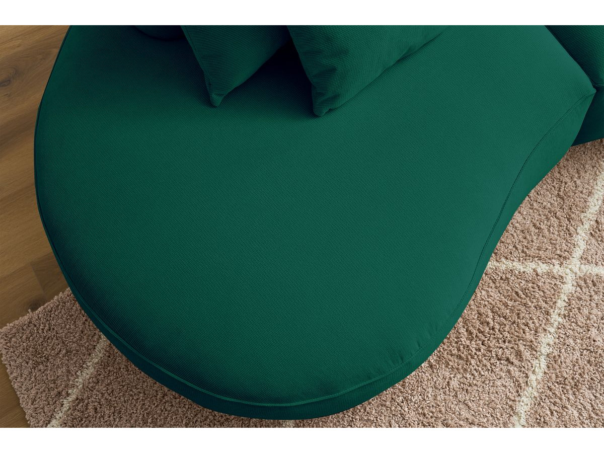 Bobochic Saint-germain Sofa 3-Sitzer Strukturstoff Grün