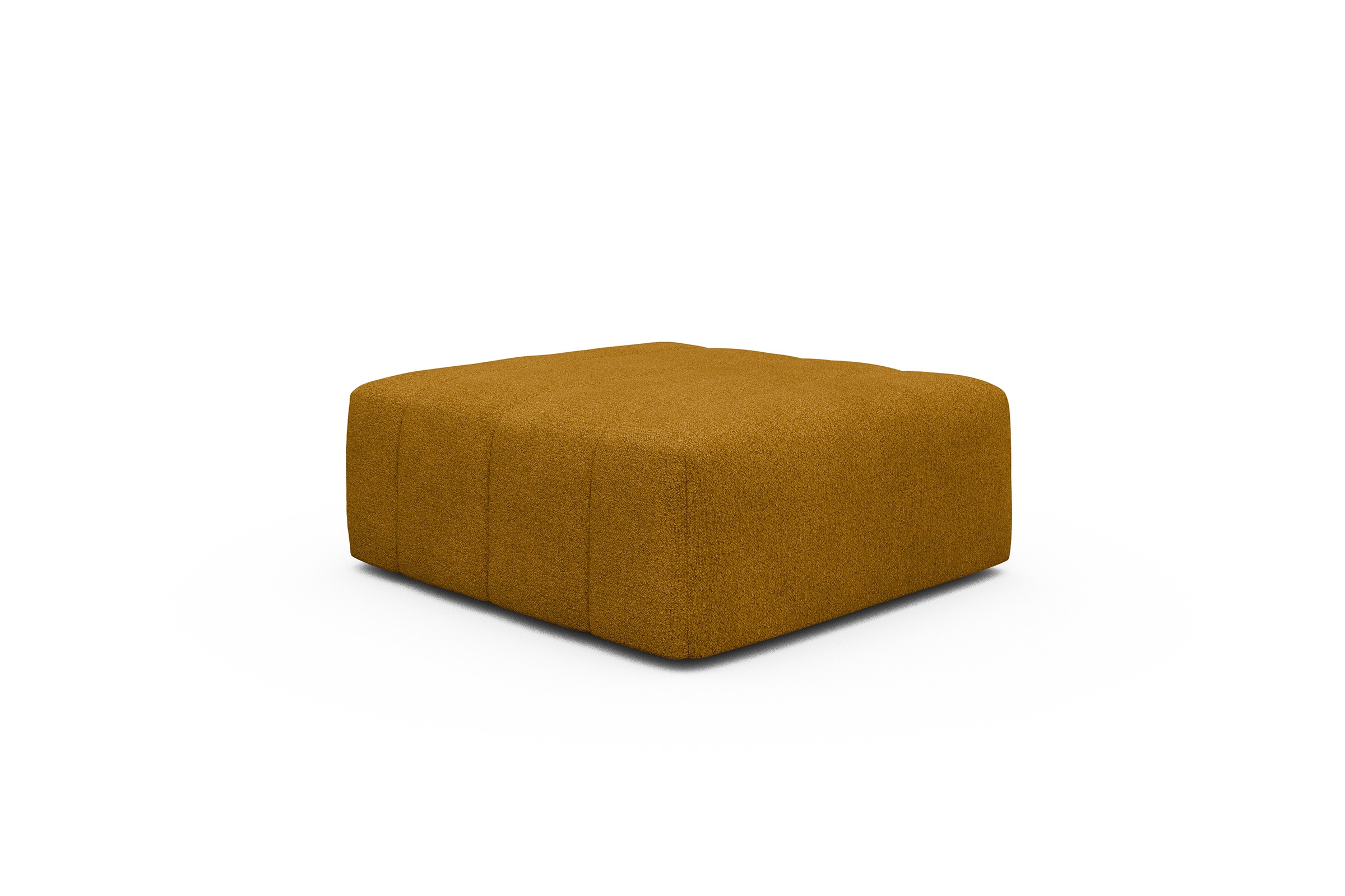 Sitzhocker Hugo Ottomane Boucle-Ochre