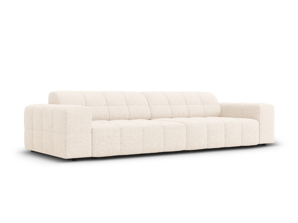 Cosmopolitan Design Sofa Chicago 4-Sitzer Chenille Haga Helles Beige