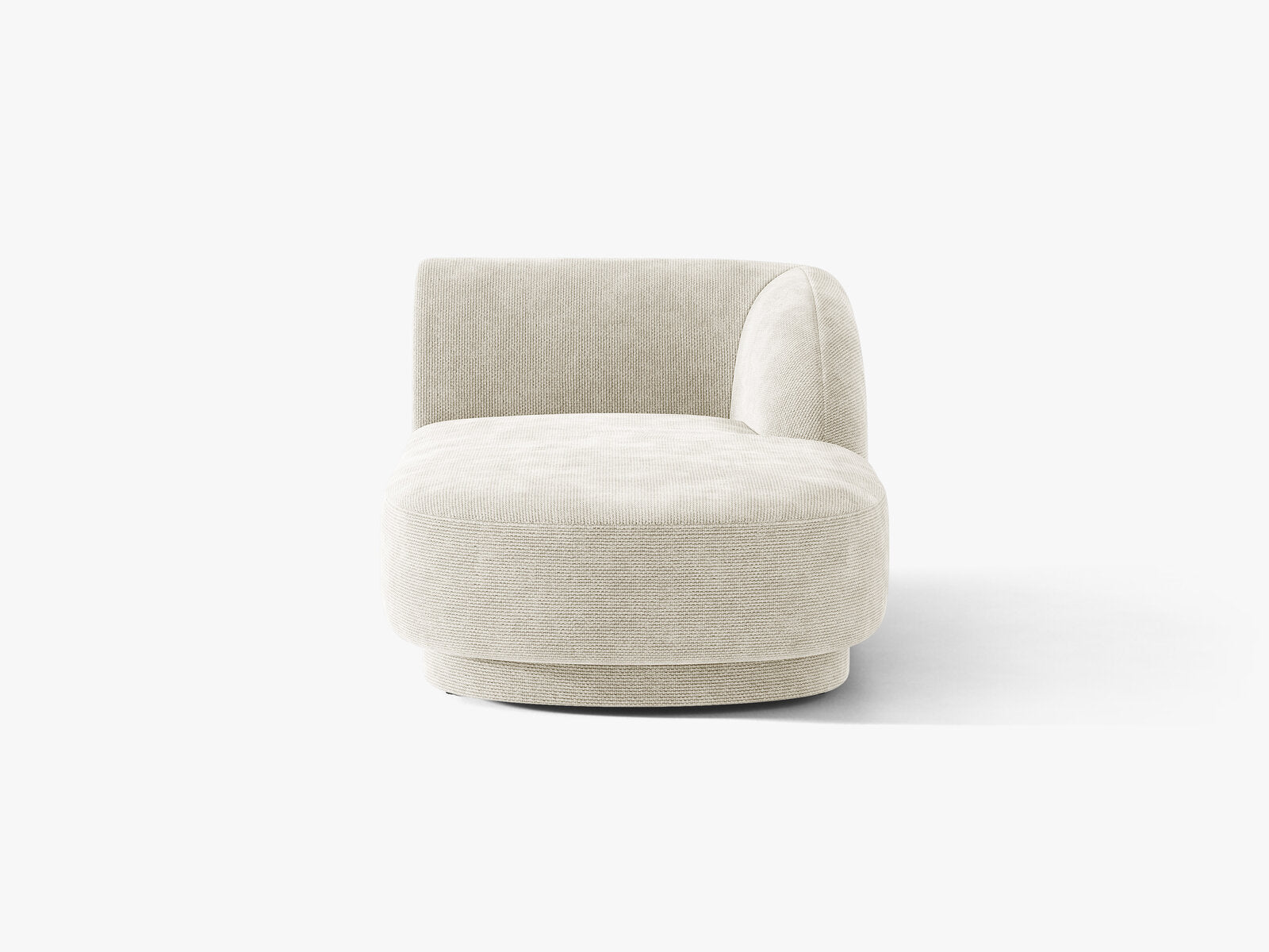 Micadoni Modul Miley 2-Sitzer Chenille Eden Helles Beige Rechts
