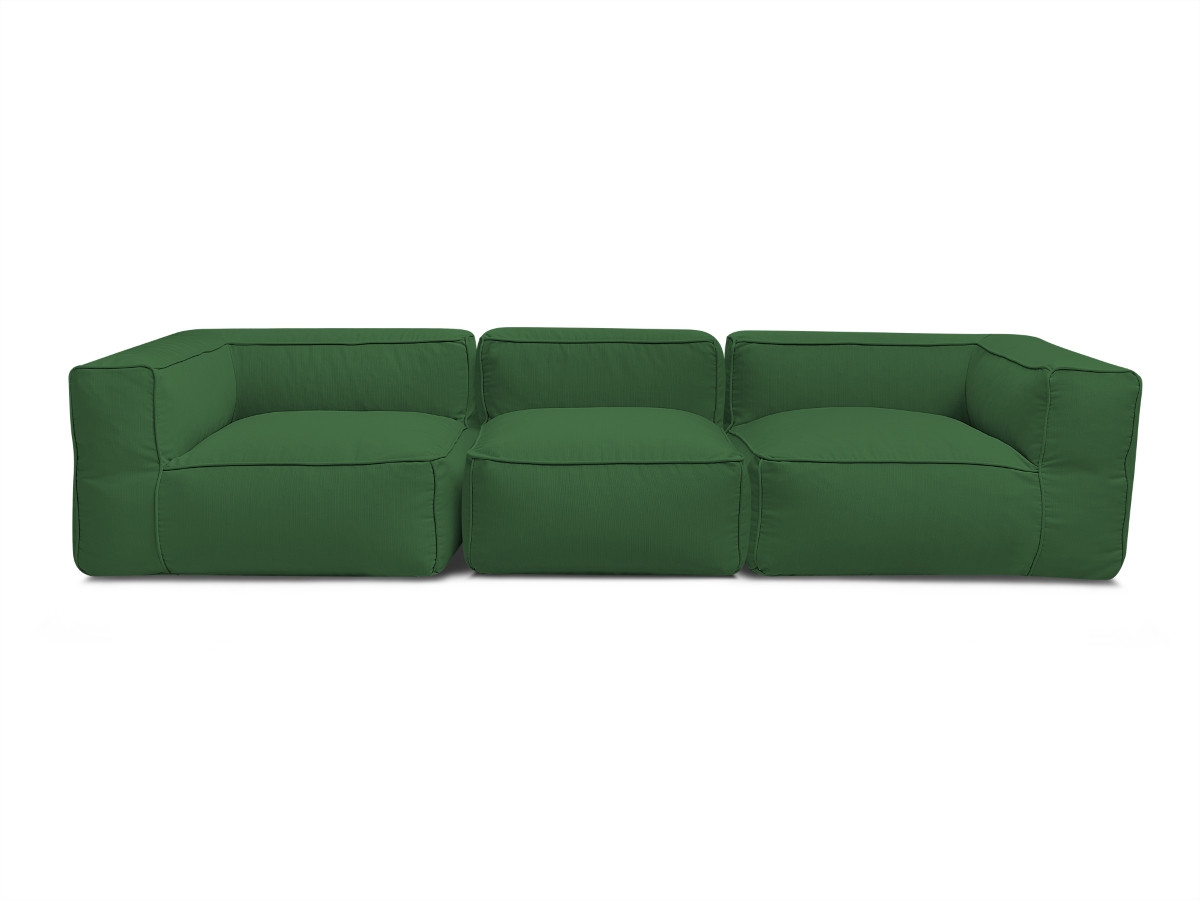 Bobochic Giulia Gartensofa 3-Sitzer Stoff Grün