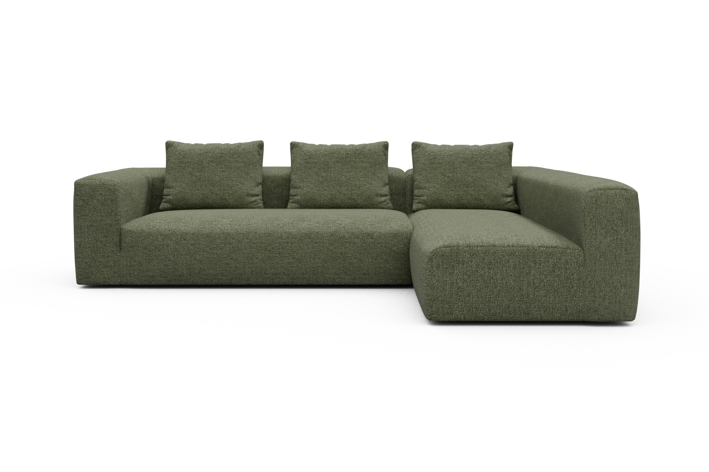 Skandi Home Ecksofa Fred 2x 2,5-Sitzer rechts offen Carreno-Vivid-Green moebelfaktor